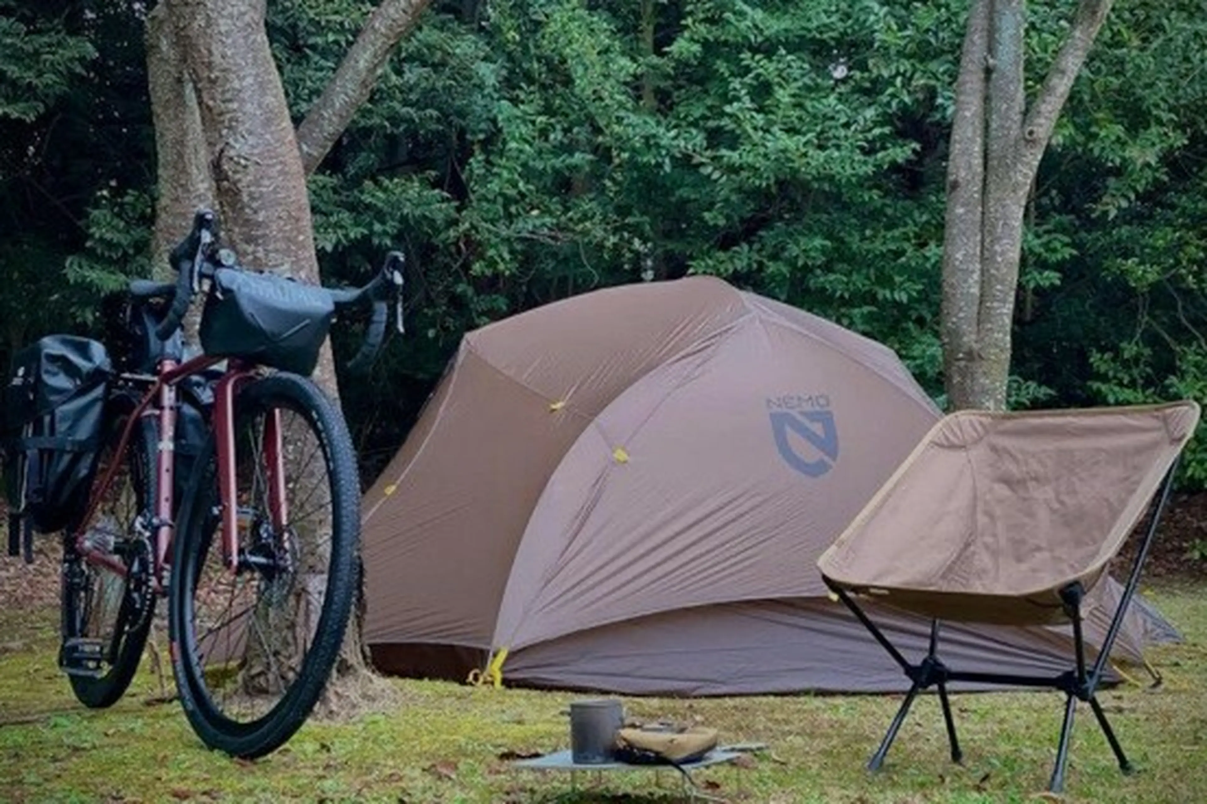 目的地は走りながら決める、自転車でゆるく楽しむキャンプ旅へ【Jeep