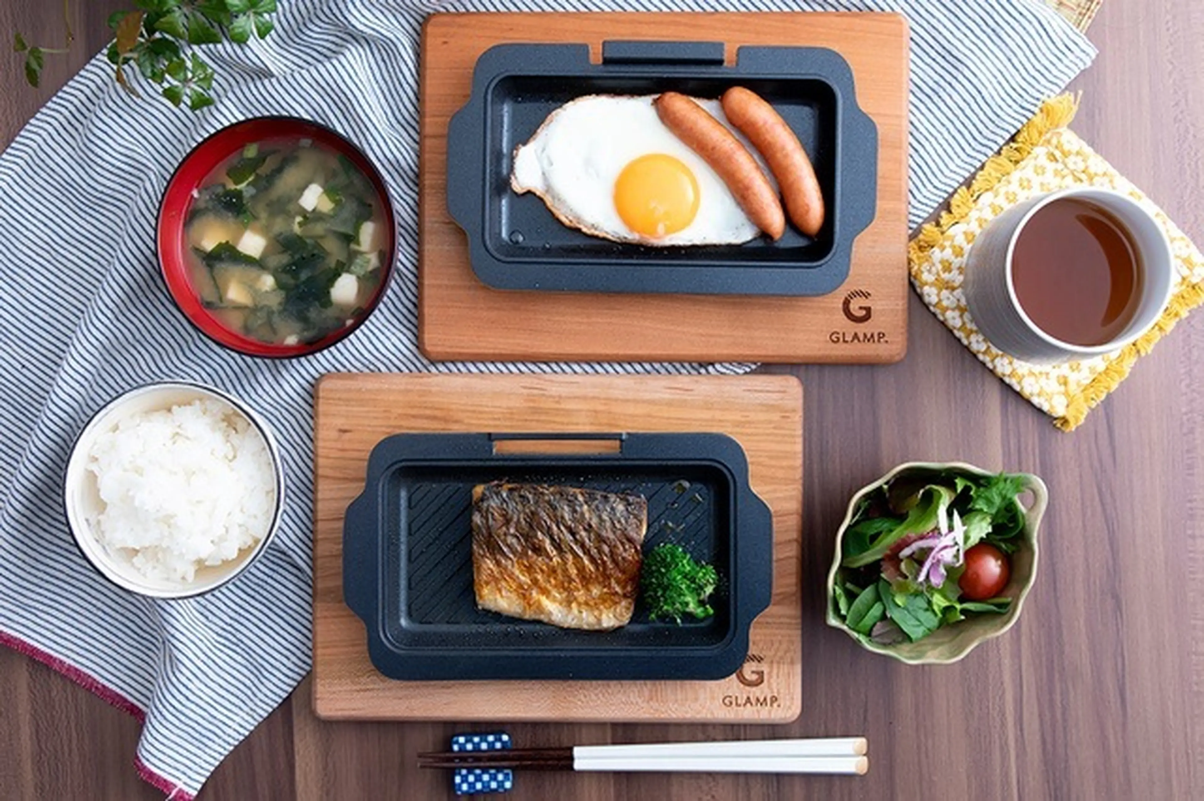 調理器具と食器が一体に！ホットサンドメーカー「GLAMP.ホット