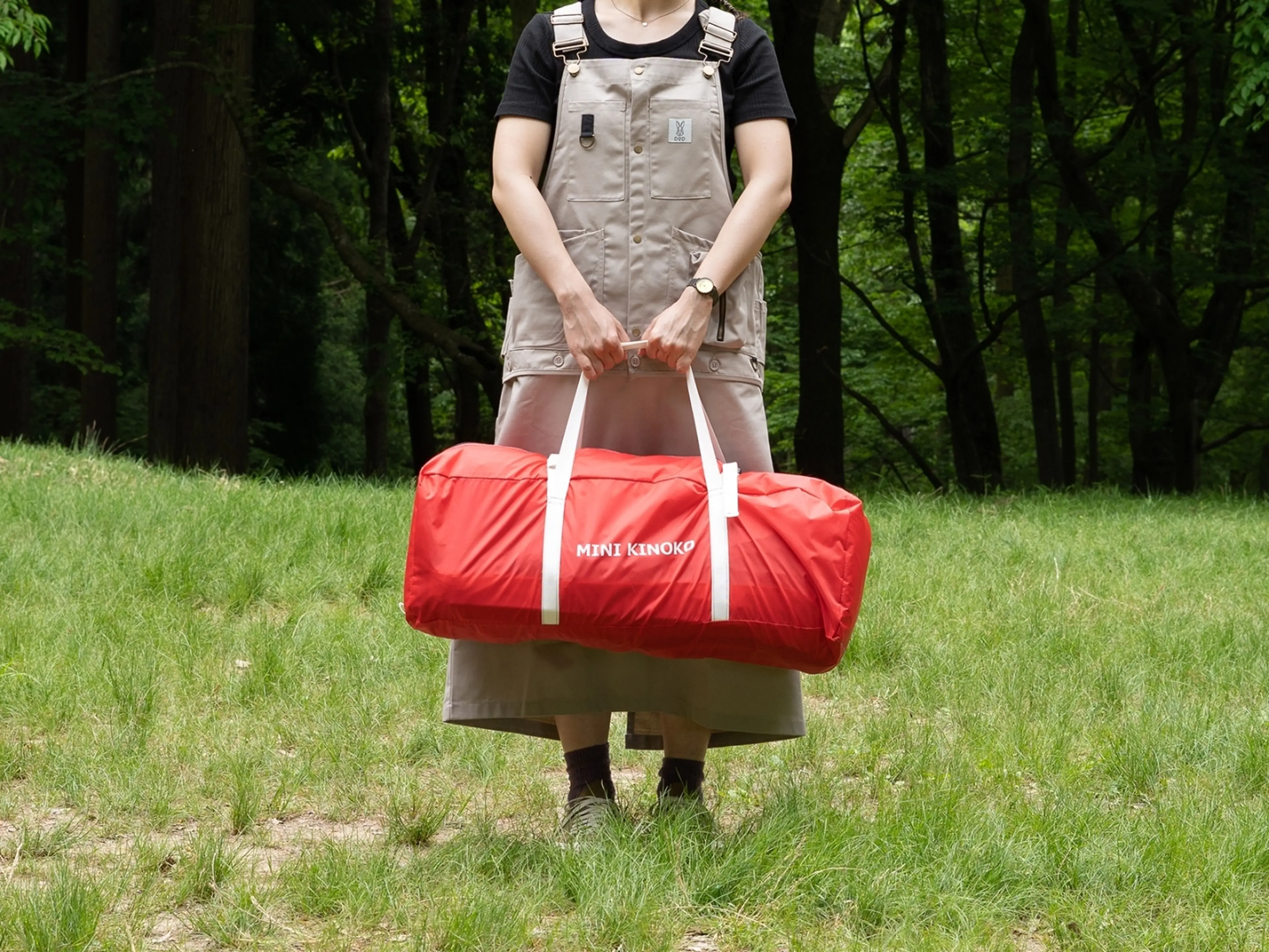 一度見たら忘れられない！DODの「ミニキノコテント」で快適な