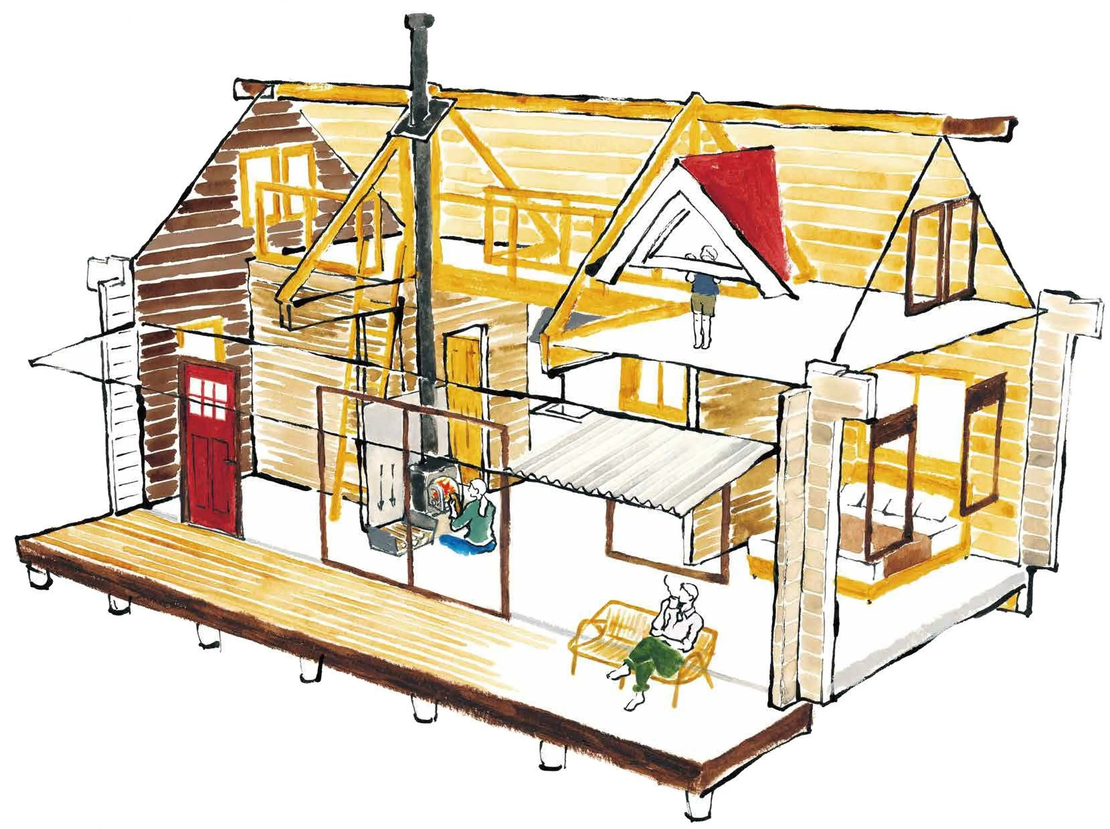 ワクワクが止まらないBESSの新提案。平屋×小屋×ログで生まれた
