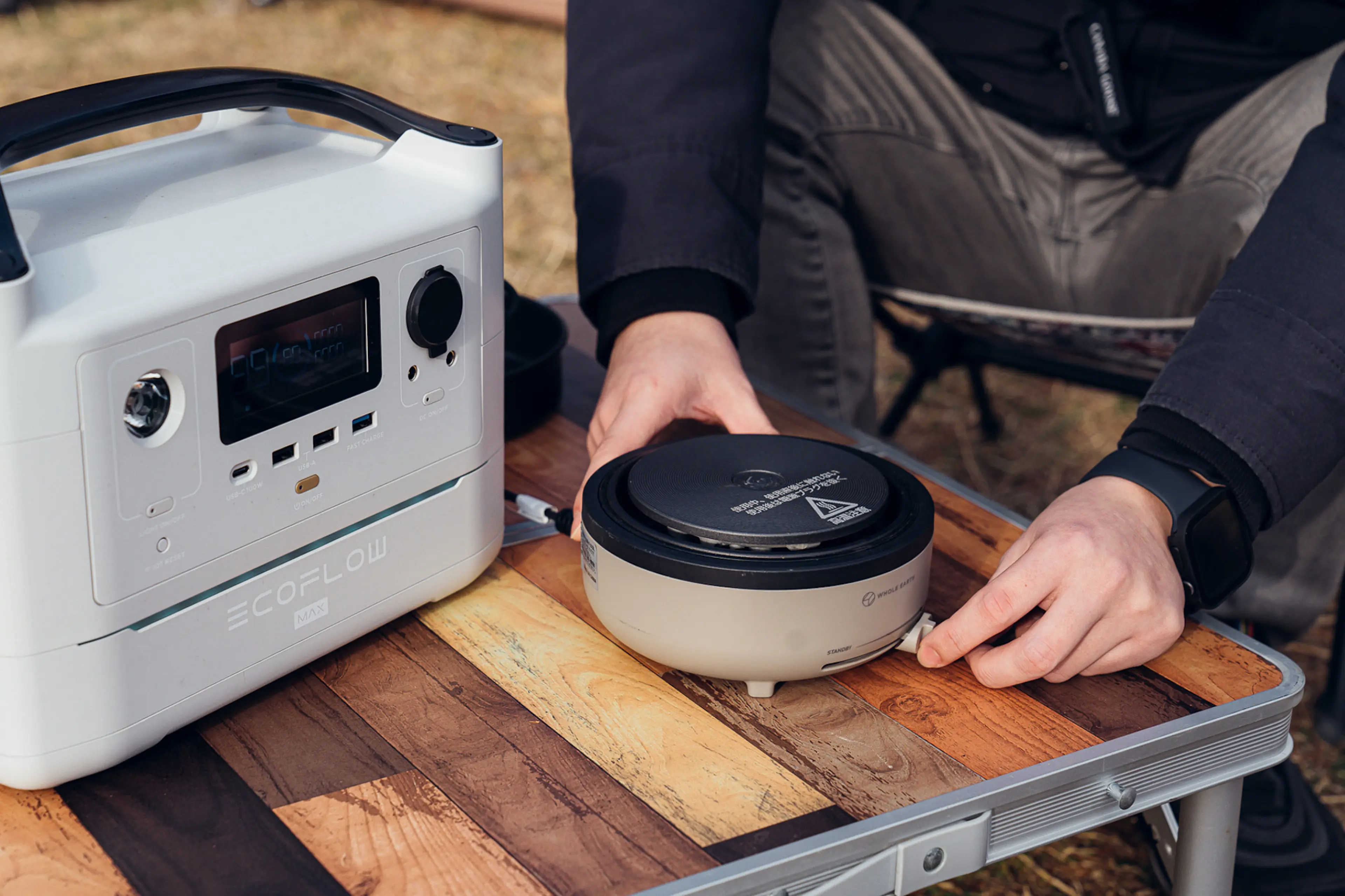 電気の力でキャンプをもっと楽しく。ポータブル電源は目的に合わせて