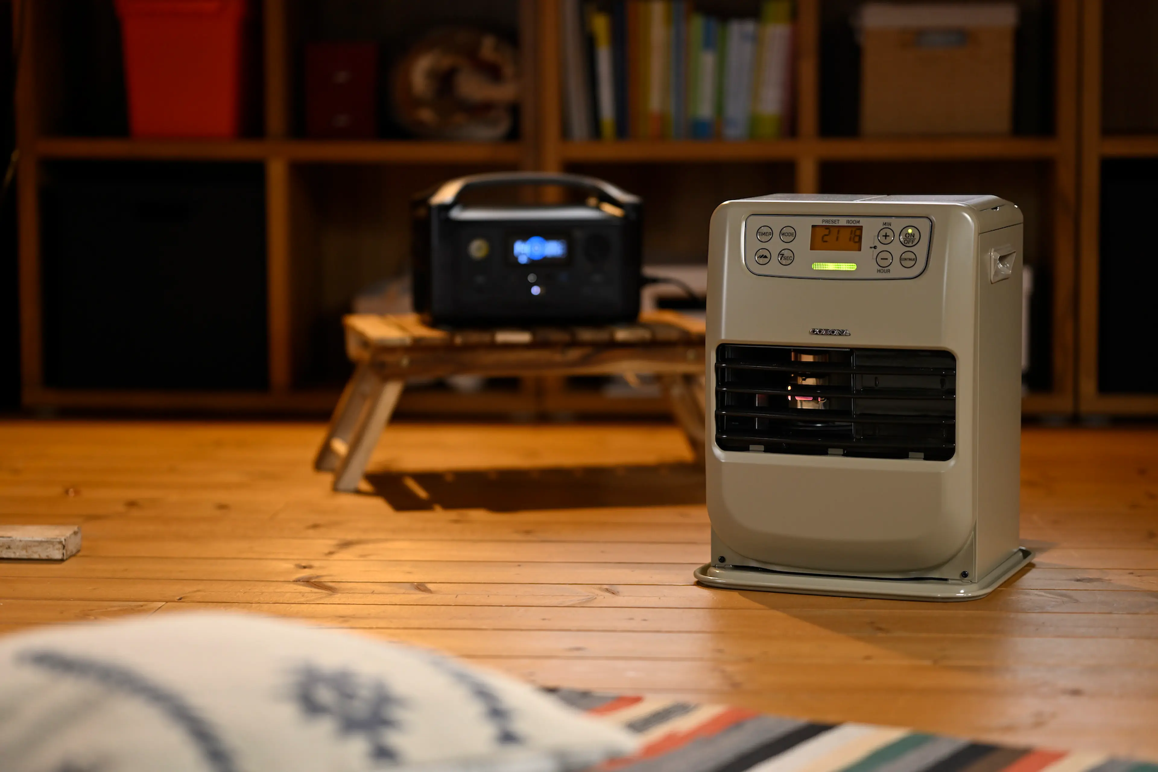 コロナ ポータブル電源対応石油ファンヒーター FH-CP25Y 専用ケース