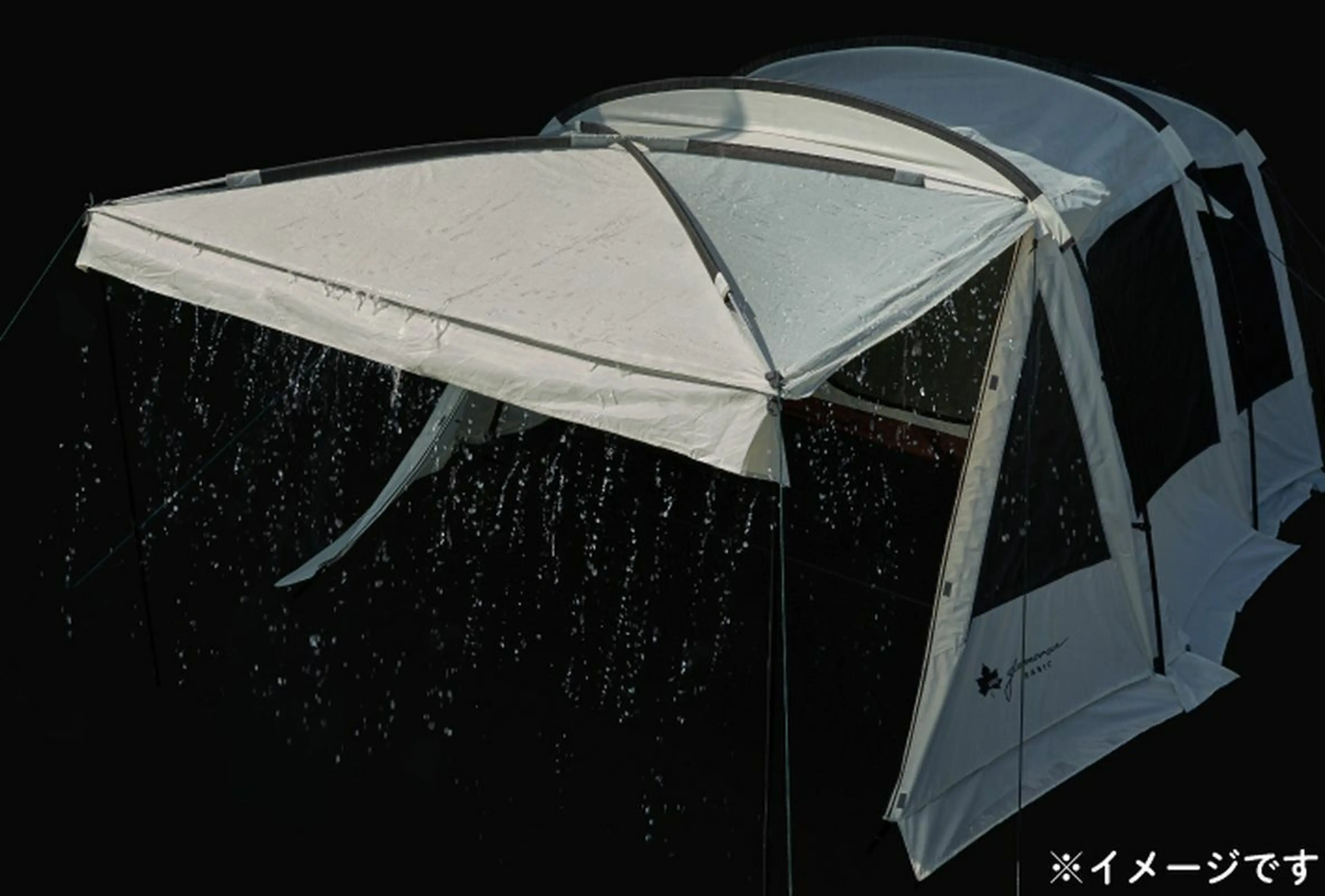 ロゴスのプレミアムな新作が登場】6人+巨大空間の「ファミリーテント