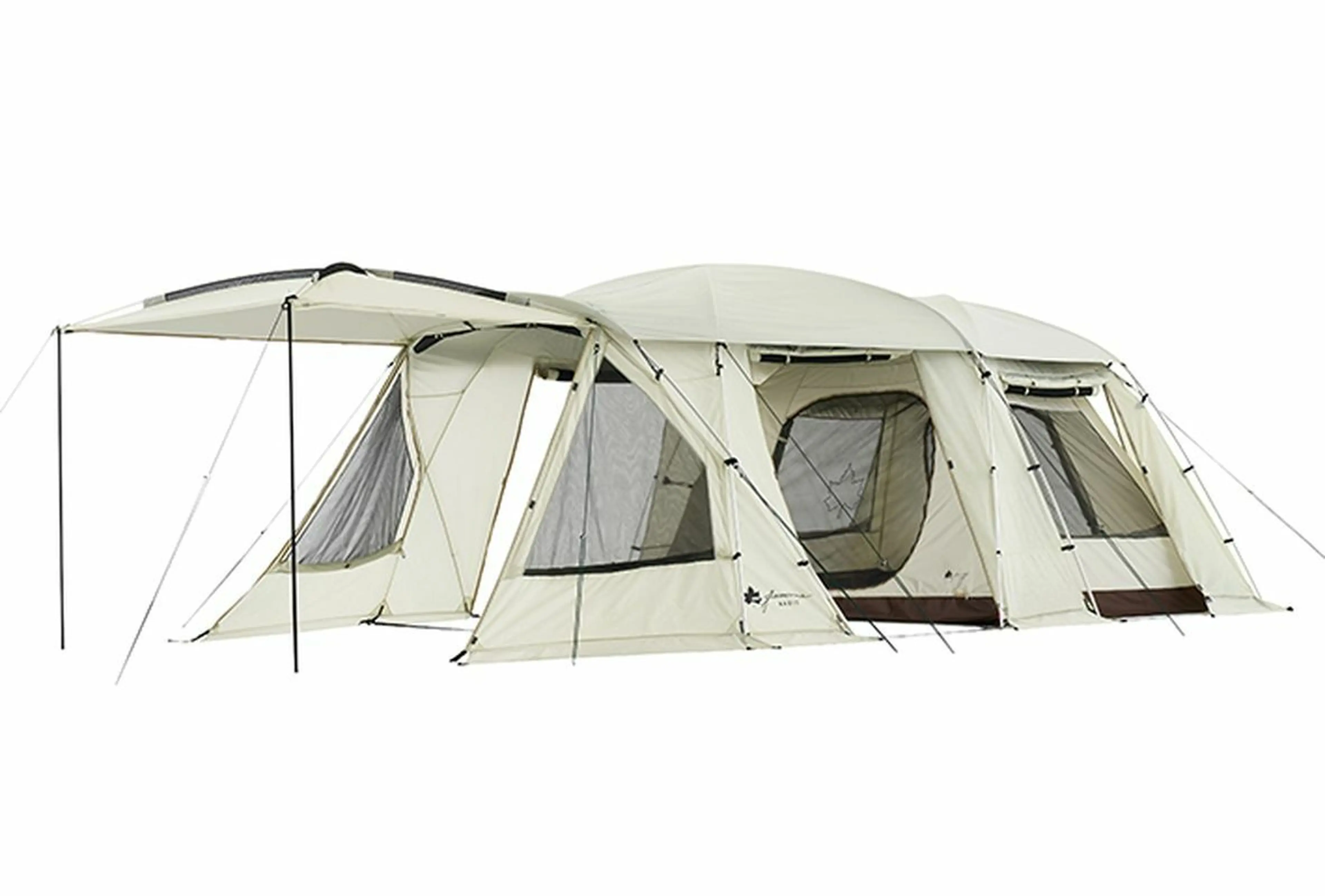 ロゴスのプレミアムな新作が登場】6人+巨大空間の「ファミリーテント