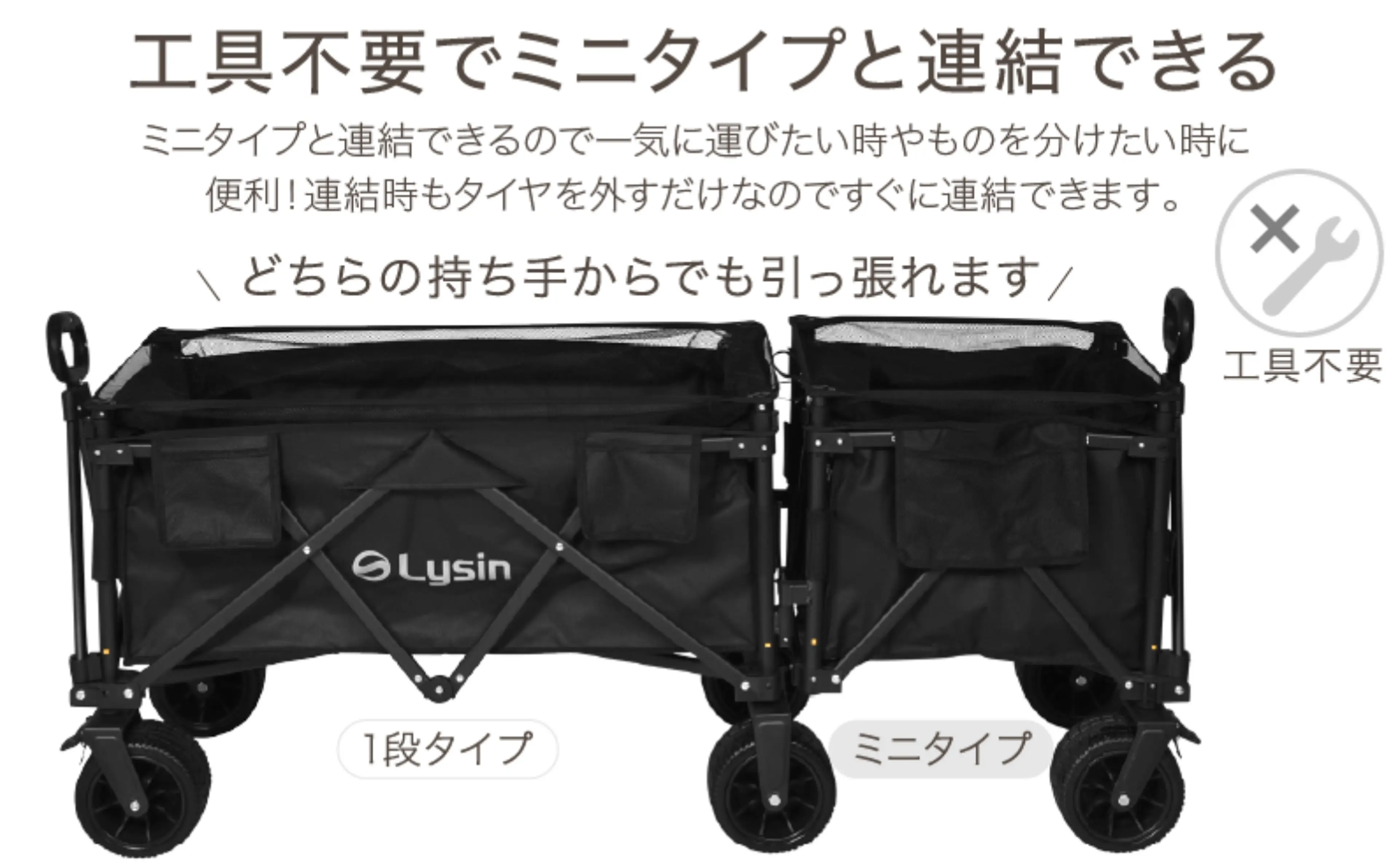 コールマン アウトドアワゴン キャリーカート グレー カート 一回使用