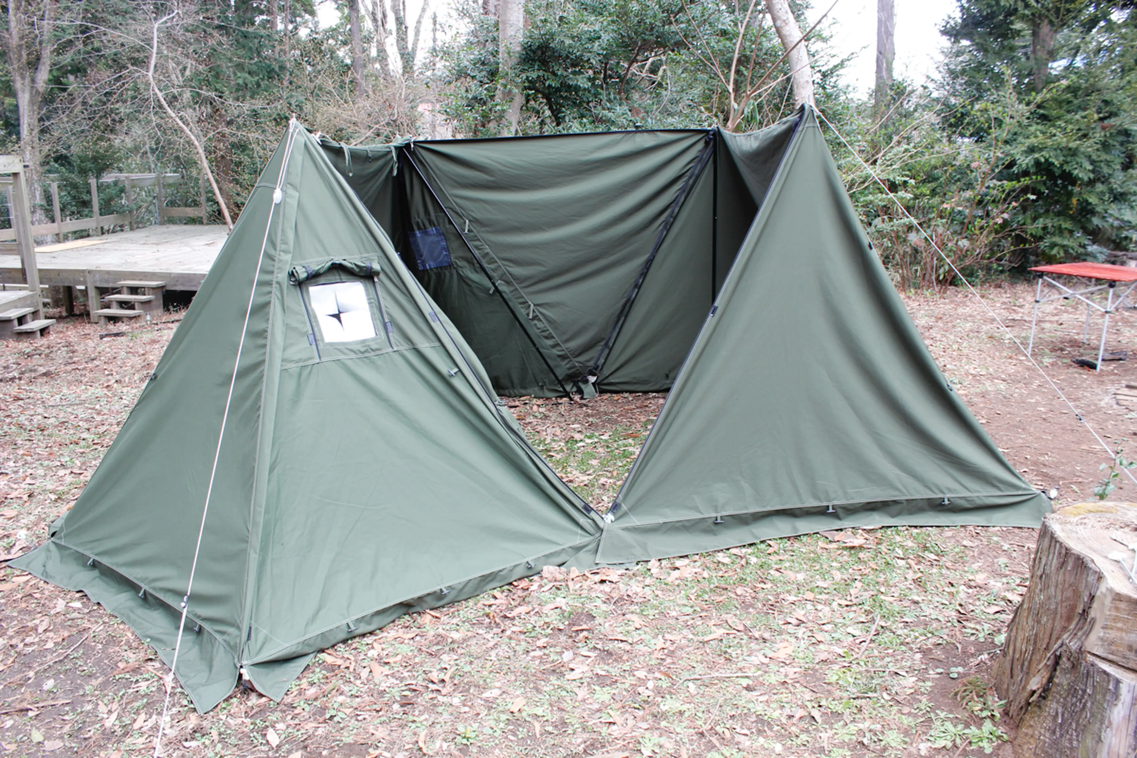 【新品未開封】山善 軍幕 パップテント ハーフシェルター ソロキャンプ ① Amazon | Campers Collection [キャンパーズコレクション 山善