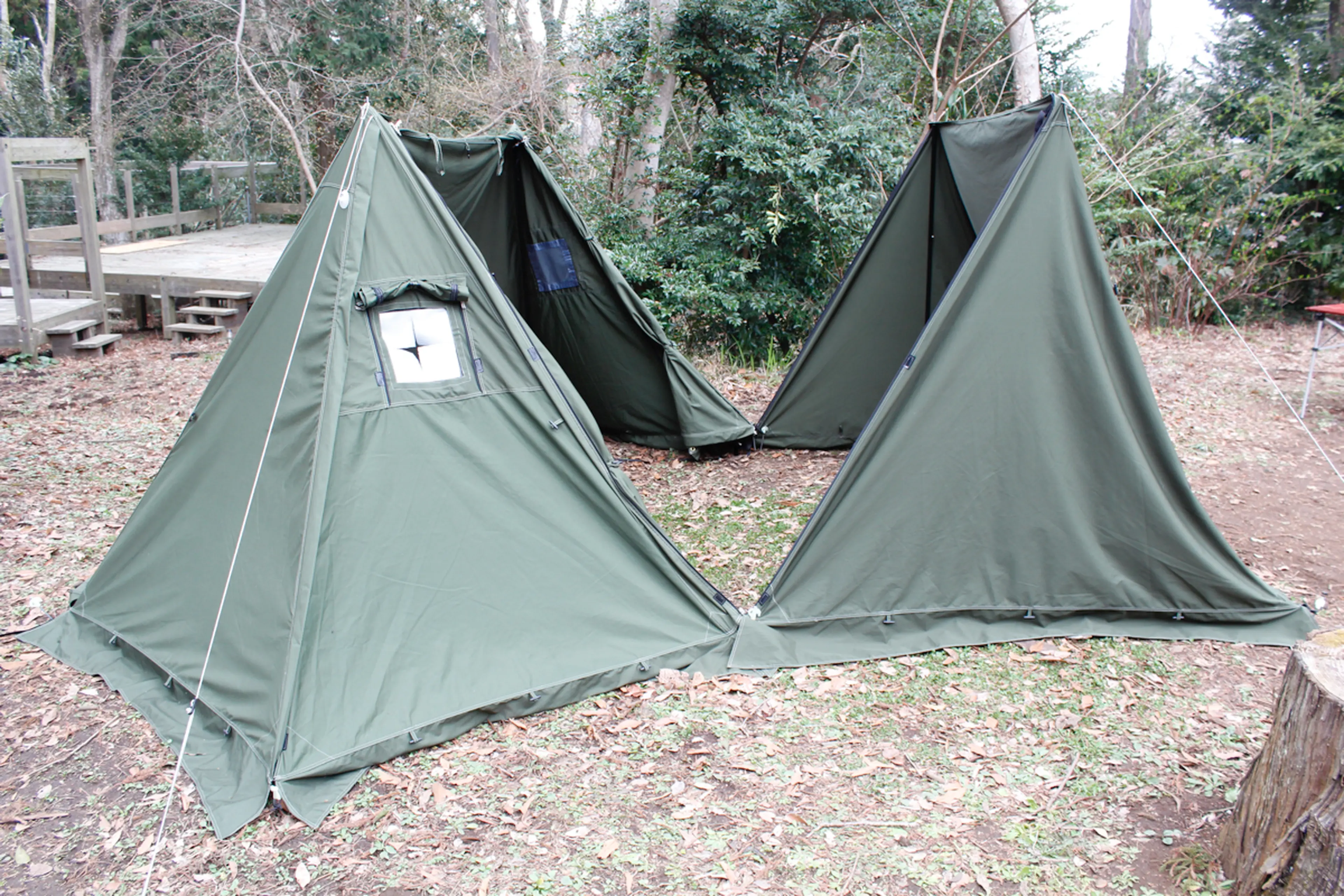 天幕フル開放も】ソロ向けパップも大型シェルターも1張りで叶う