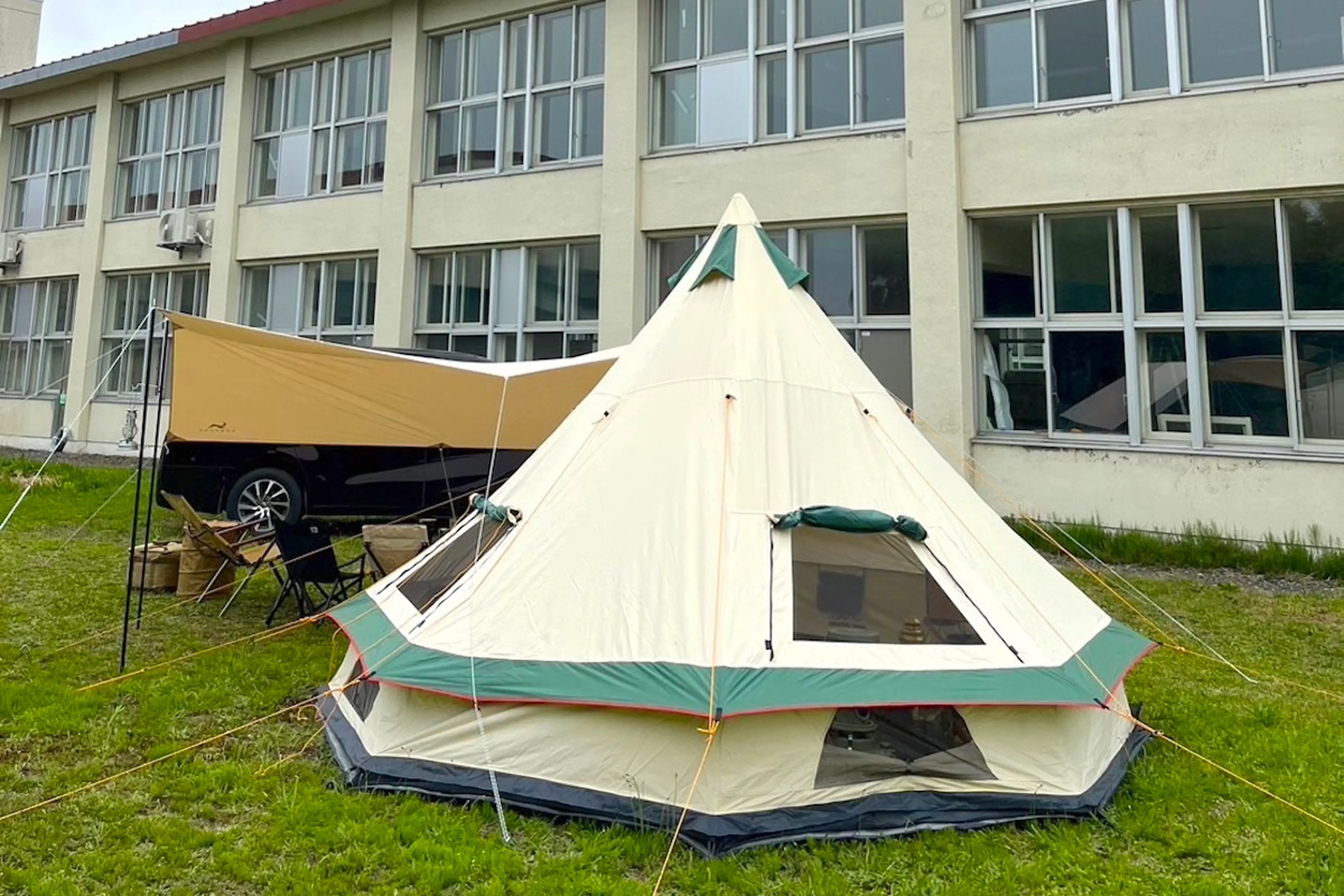 札幌近郊に新たなキャンプ場！“全天候型”施設「ART×OUTDOOR VILLAGE 