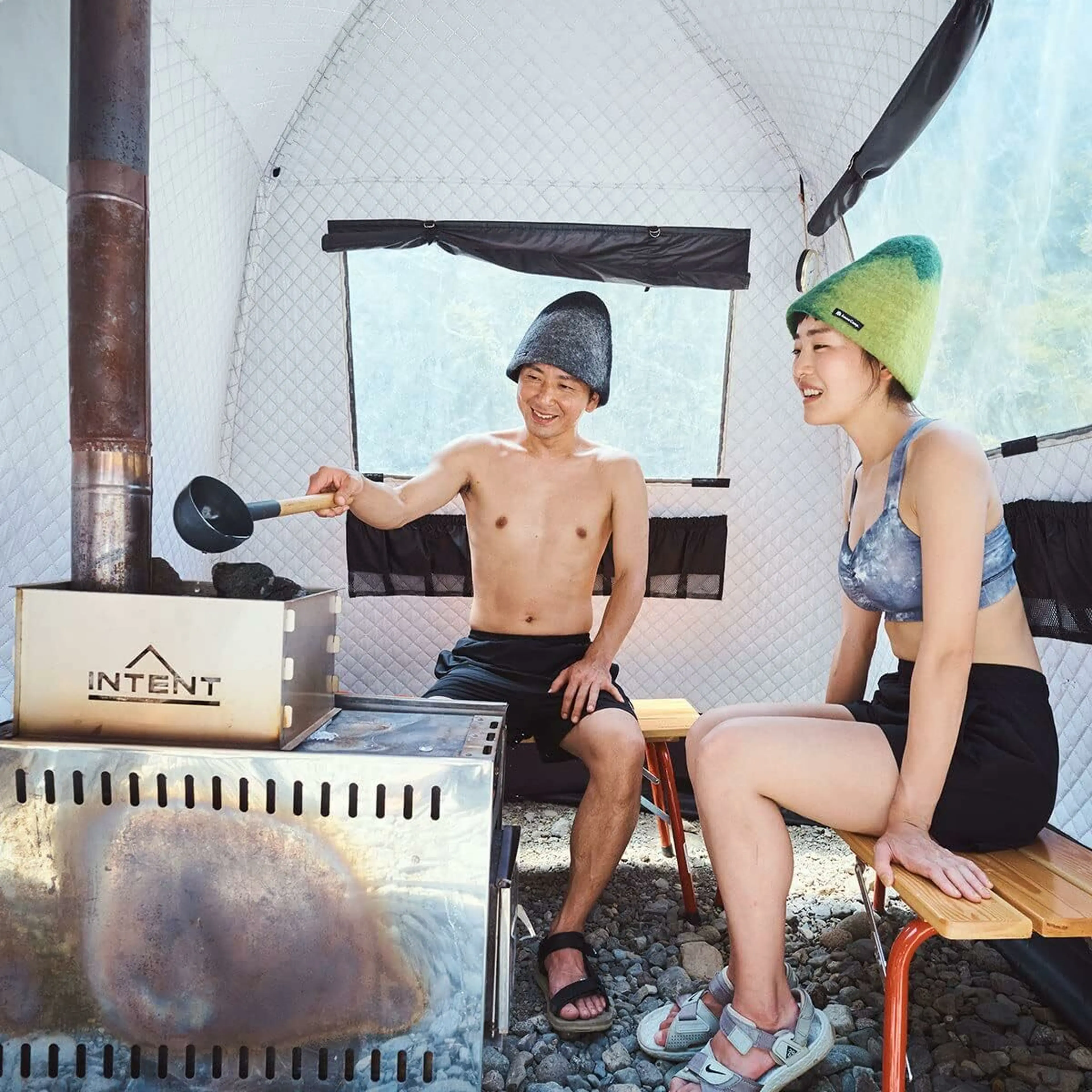 テント型サウナ テントサウナ 単体(ブラック) Amazon.co.jp: Justart サウナテント 小型 黒 グラフェン繊維 / 2人用