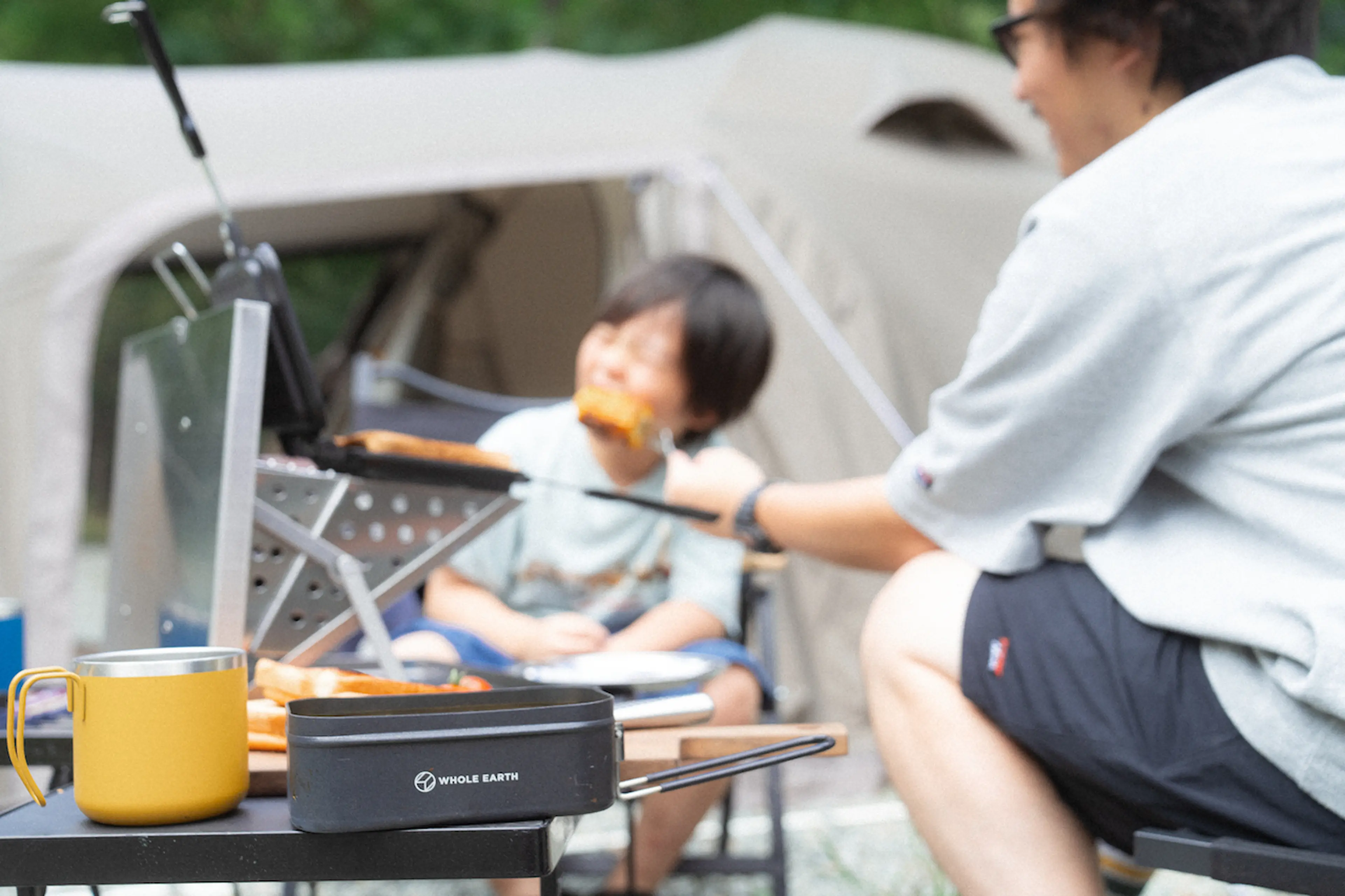 親子キャンプで夏の駆け込み思い出づくり！シンプル＆コンパクトなギア  