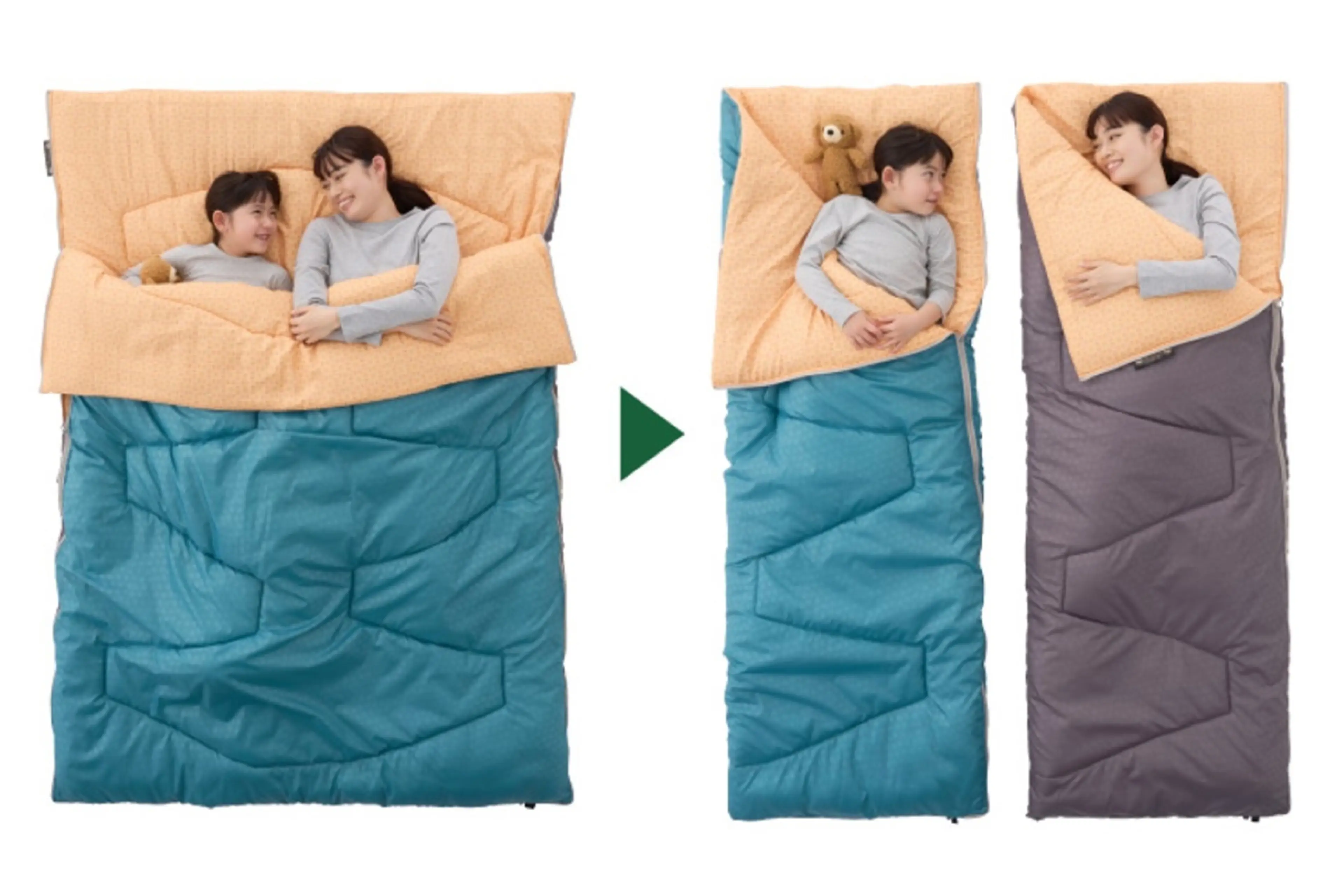 車中泊派に朗報！ミニバンにジャスト＆分離もOKな「寝袋」が新登場