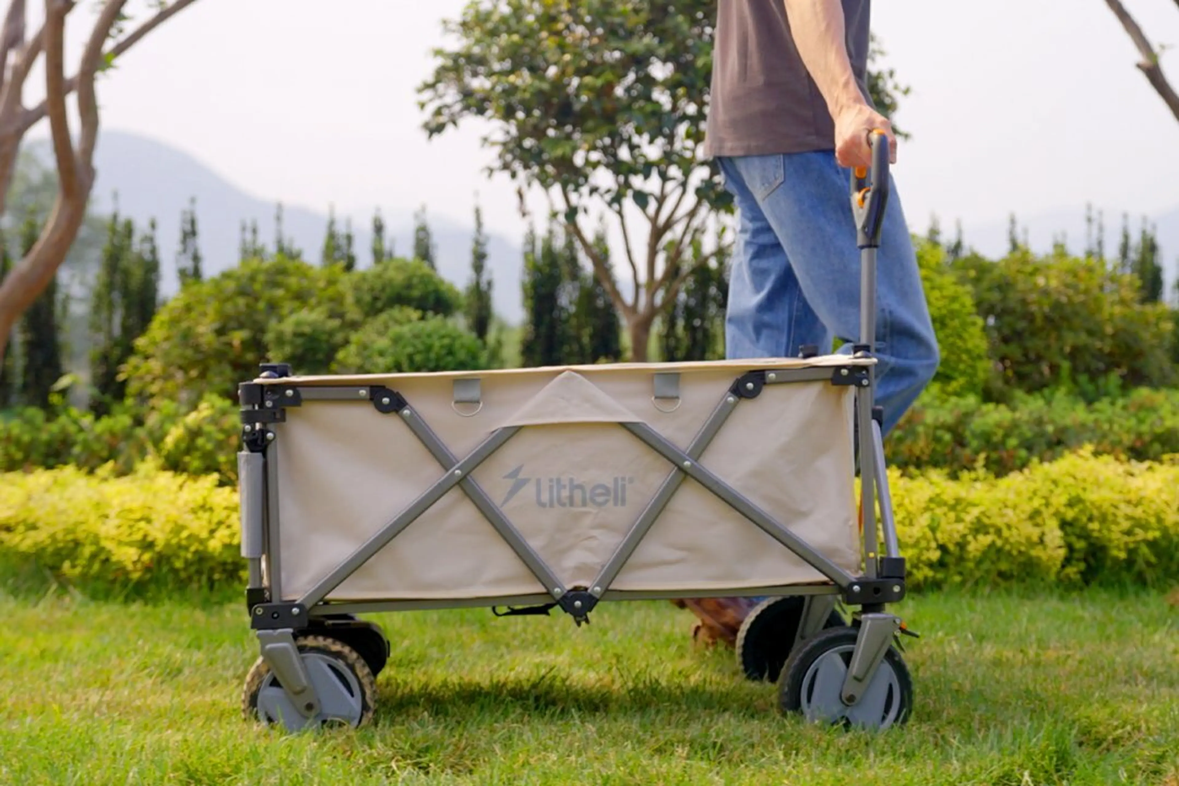 【専用】電動キャリーワゴン本体、テーブル、ルーフ 電動キャリーワゴン・テーブル・ルーフセット キャリーワゴン