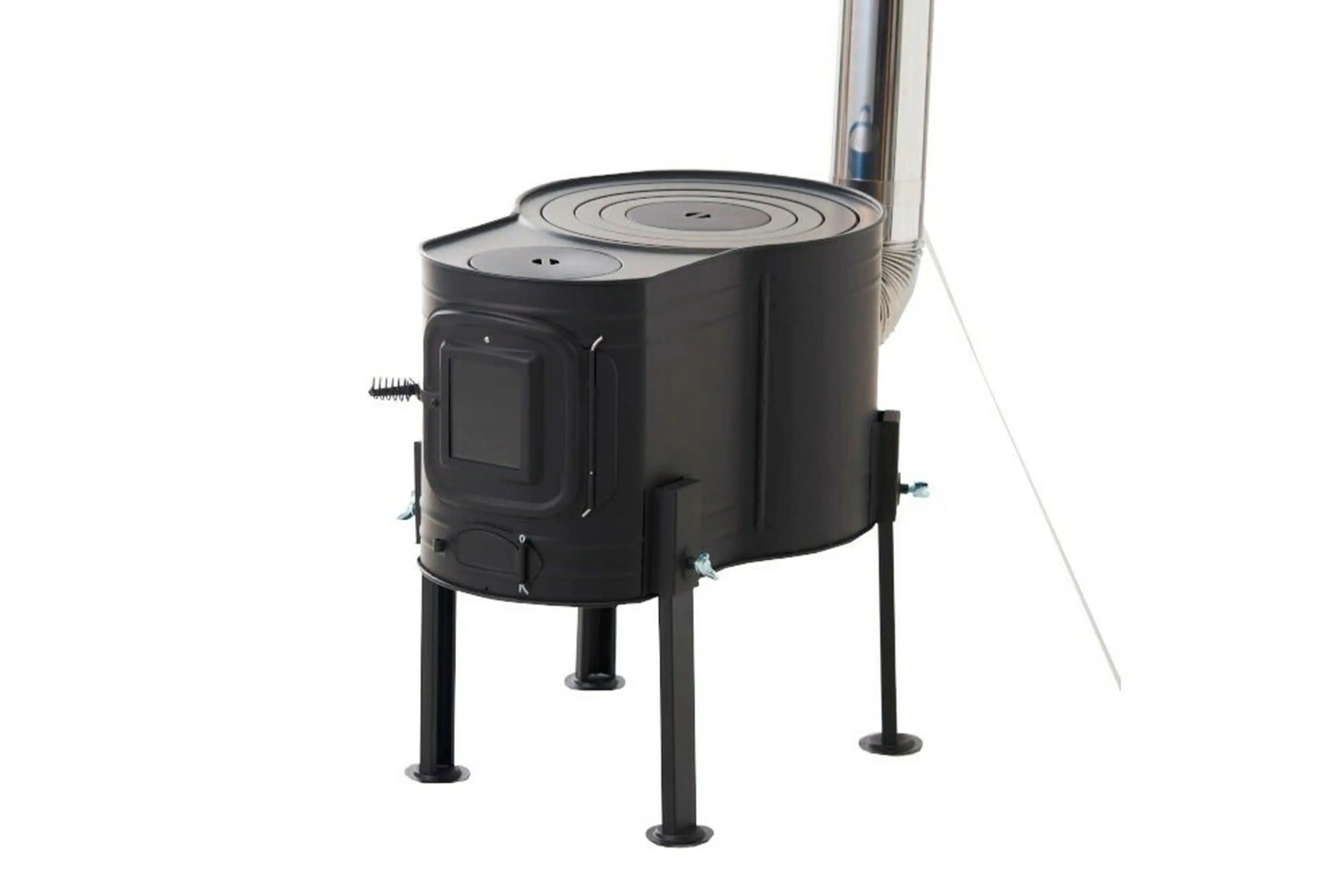 ホンマ製作所　薪ストーブ　ブラックエディション　冬キャンプ プロの女性キャンパー直伝】冬キャンプに必須の「防寒」アイテム厳選5