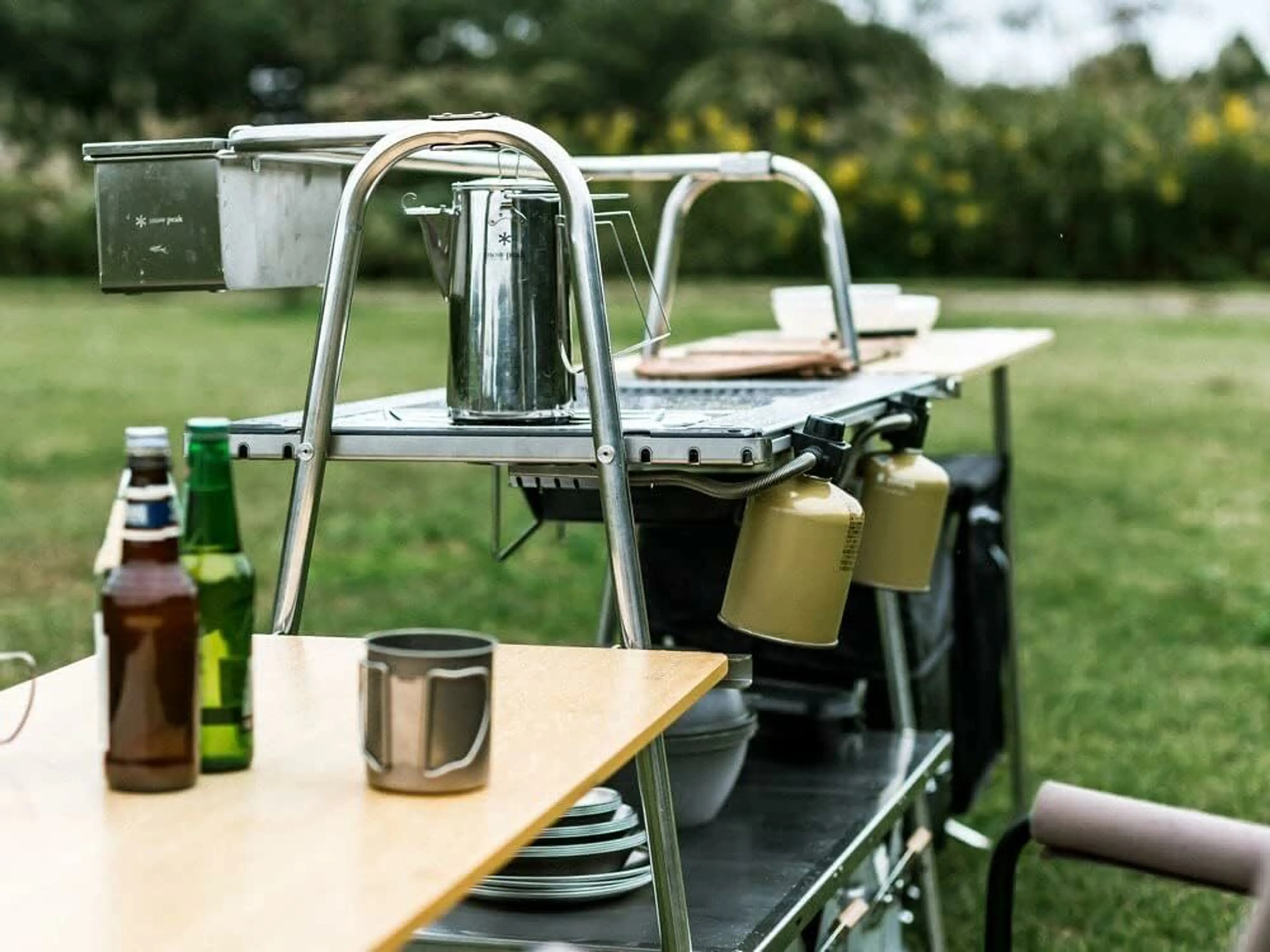 スノーピークのテーブルはアレンジ自在！キャンプでも自宅でも活躍する