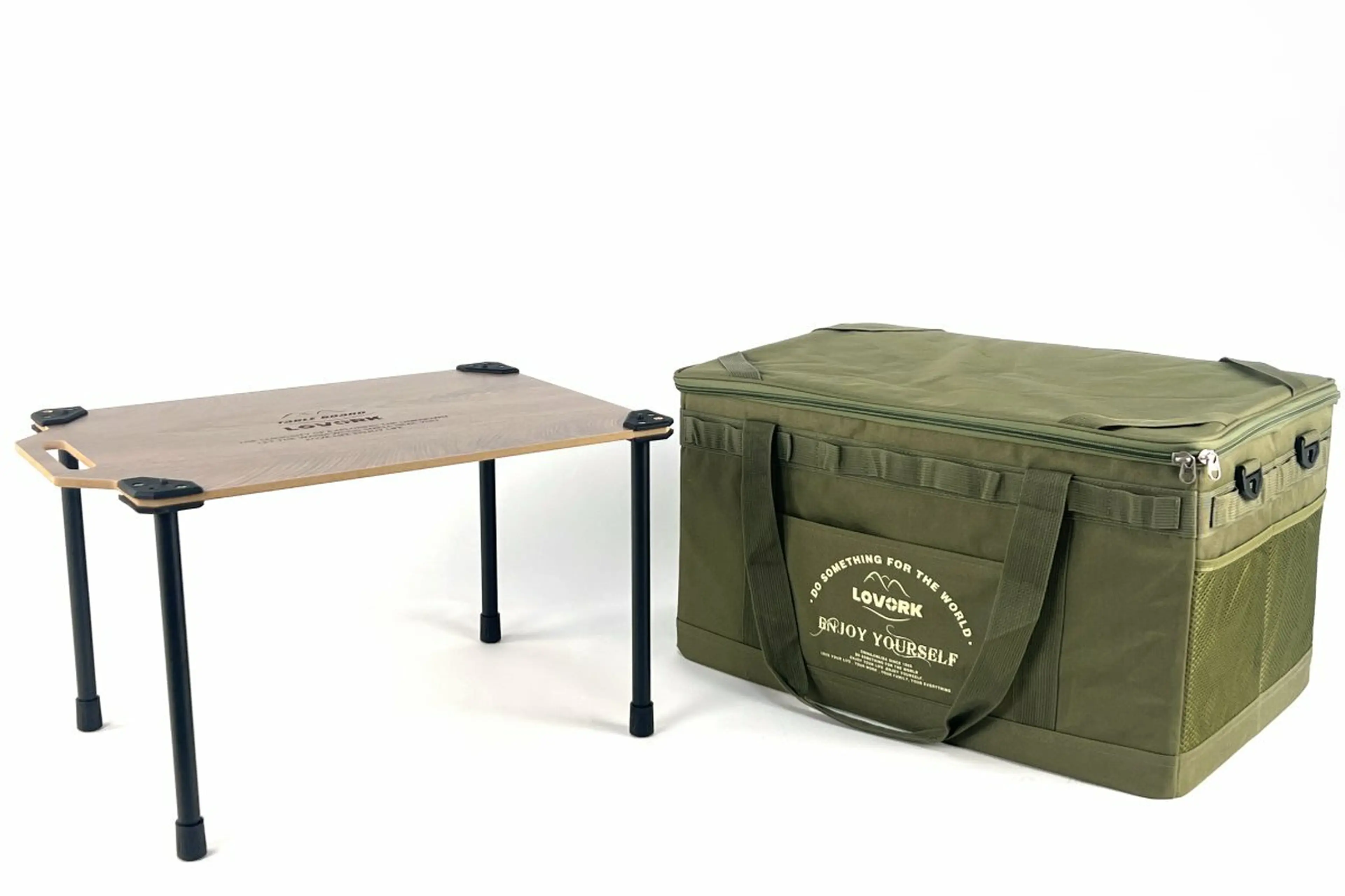 キャンプ ハンドメイドテーブル ウォールナット ギアバック用　収納ケース付き キャンプ ハンドメイドテーブル ウォールナット ギアバック用