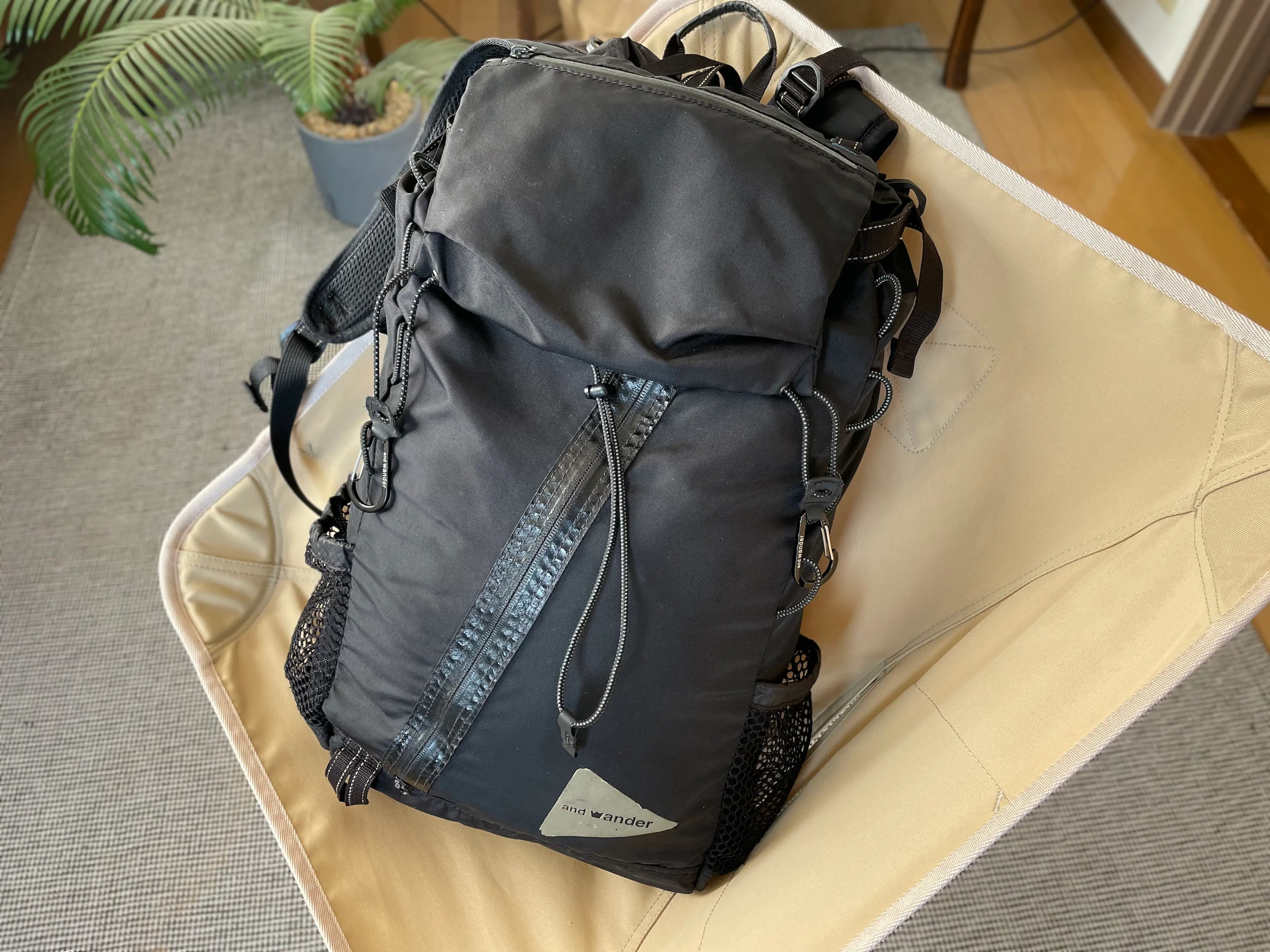 and wanderバックパック30L リュック　アンドワンダー 楽天市場】アンドワンダー エコパック30Lバックパック and