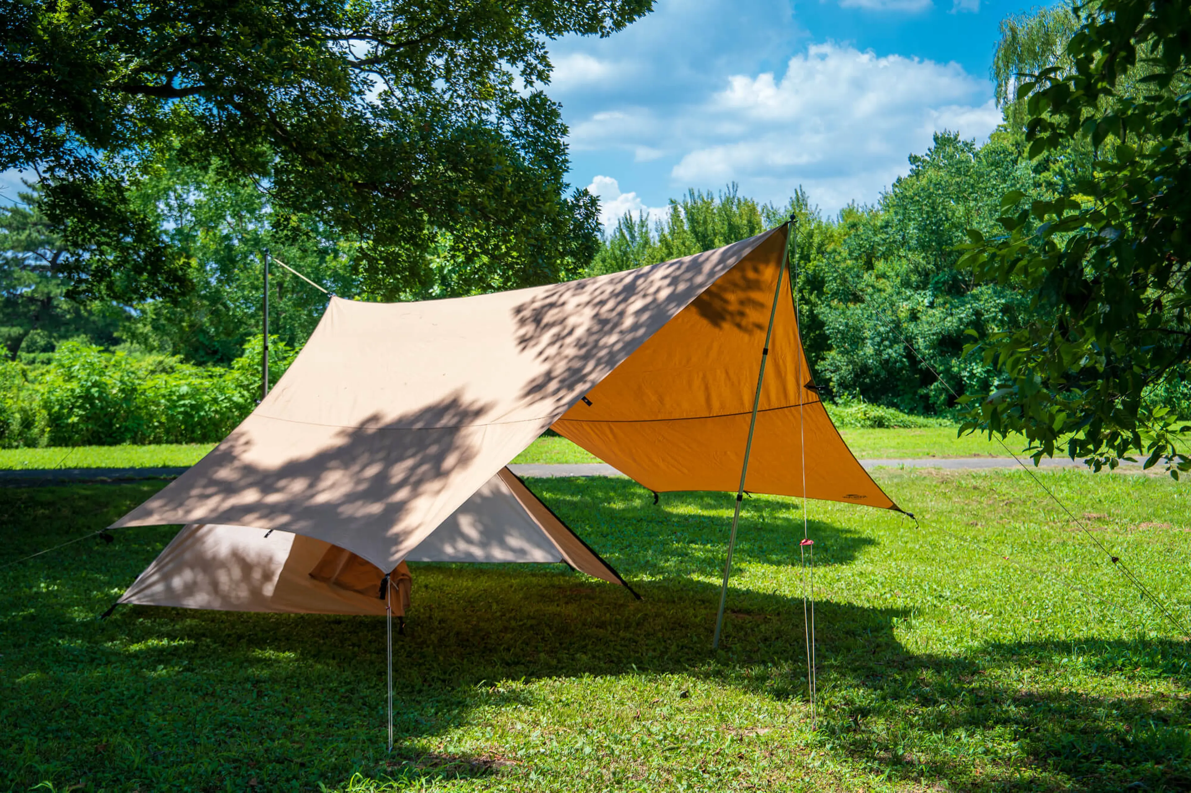 ☆入手困難☆ Viaggio +　Re:tarp 幕本体+ガイロープ Amazon | CAPASTEC ガイロープ 4mm x 100m 9芯 テントロープ タープ