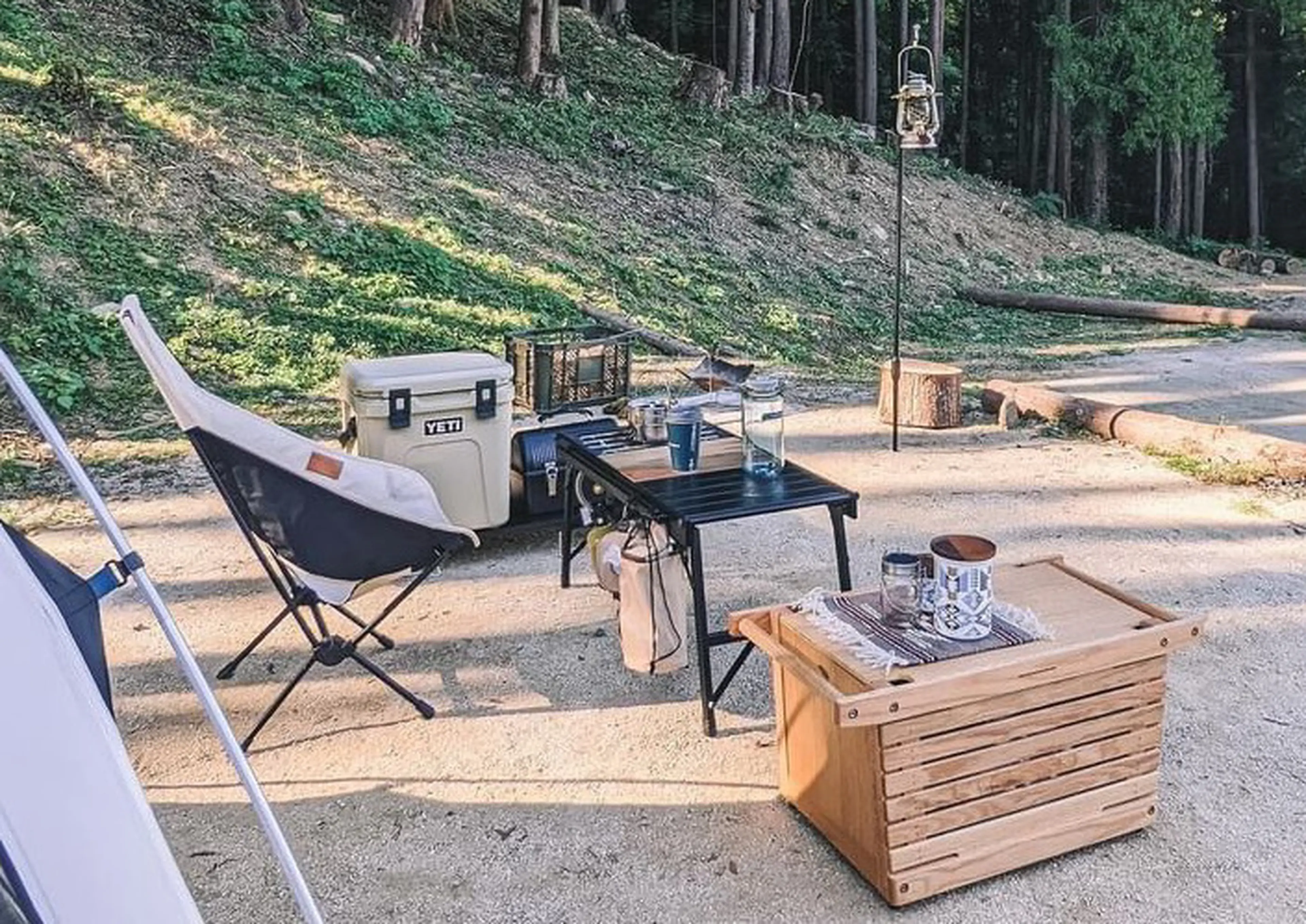 幕内からも外の景色が楽しめるBEN NEVISの「オブザーバーシェルター