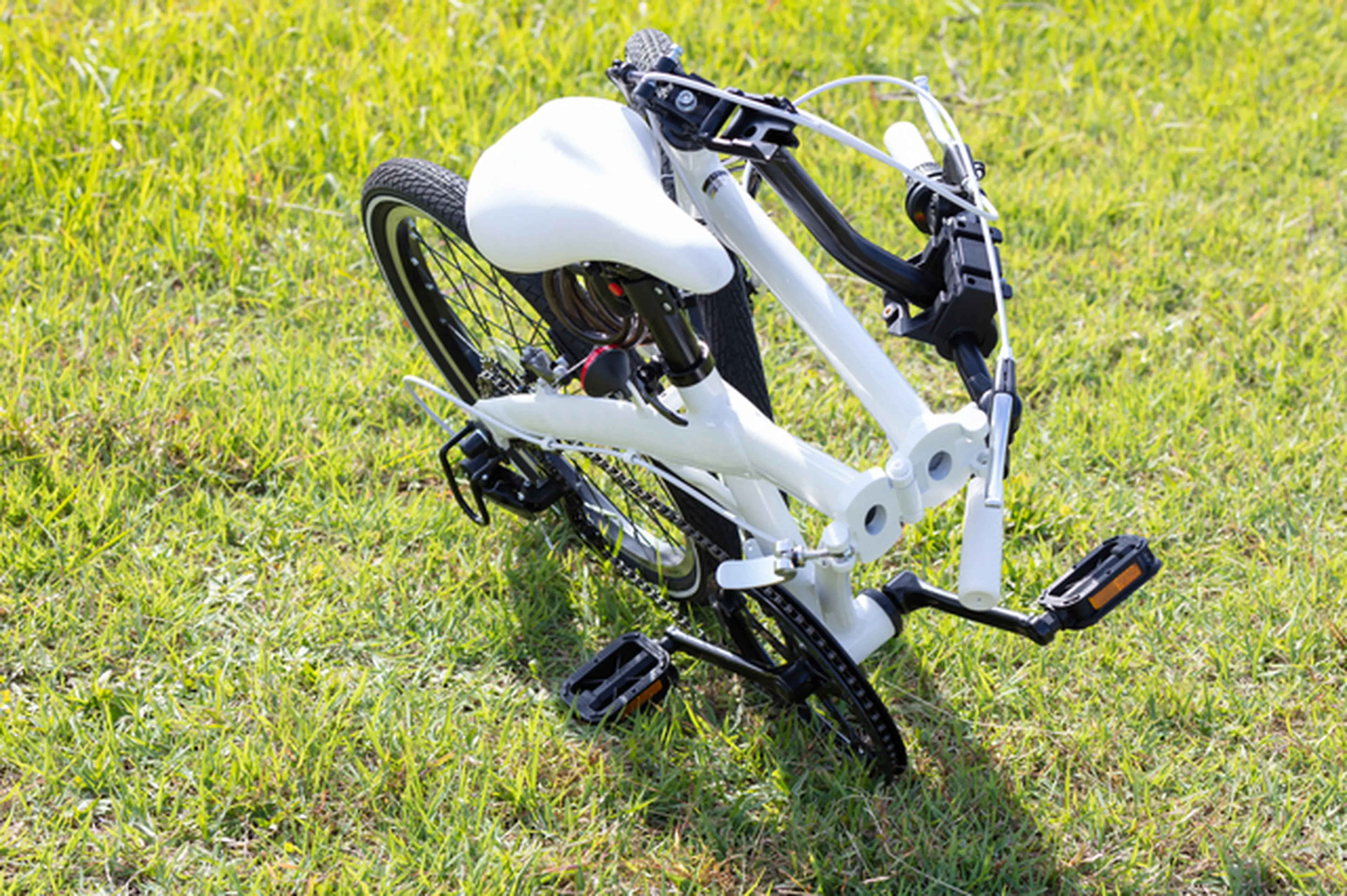 3回だけ使用 折り畳み自転車 ギア付き