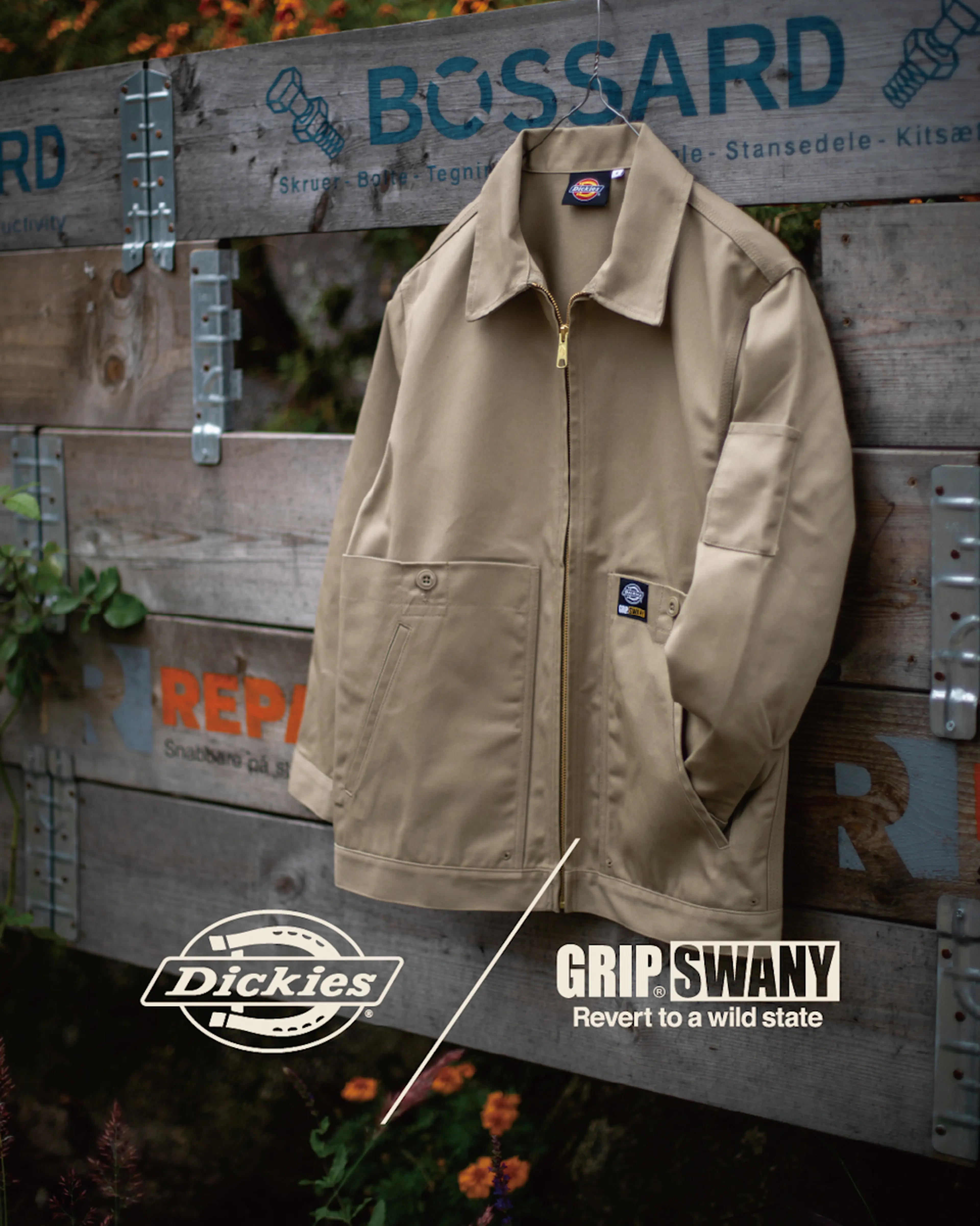 GRIPSWANY×Dickies FIELD WORK JKT GRIP SWANYとDickiesの初コラボレーションが話題！ | キャンプ