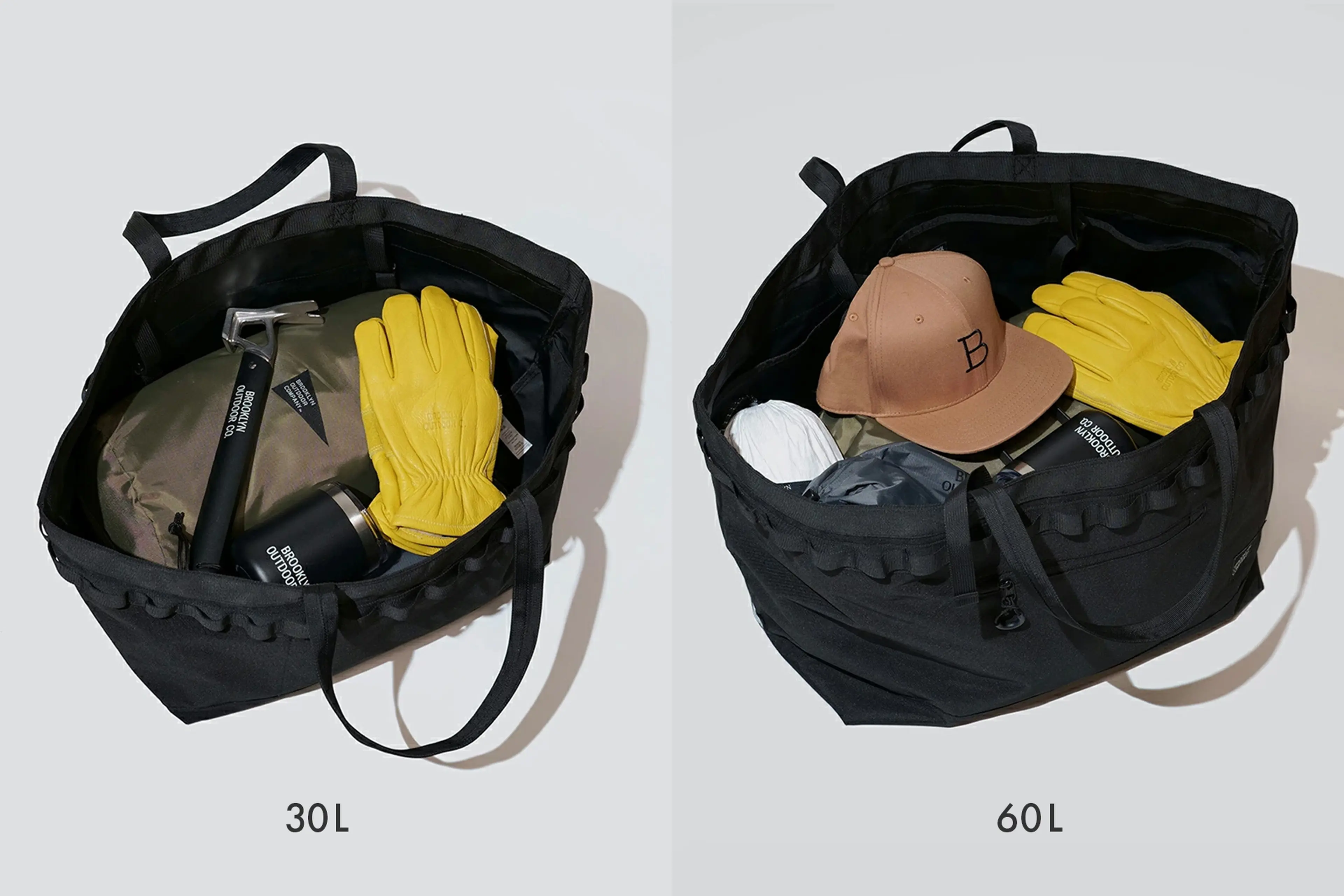 こんなの待ってた！濡れたテントも運べる「大型防水バケツトート