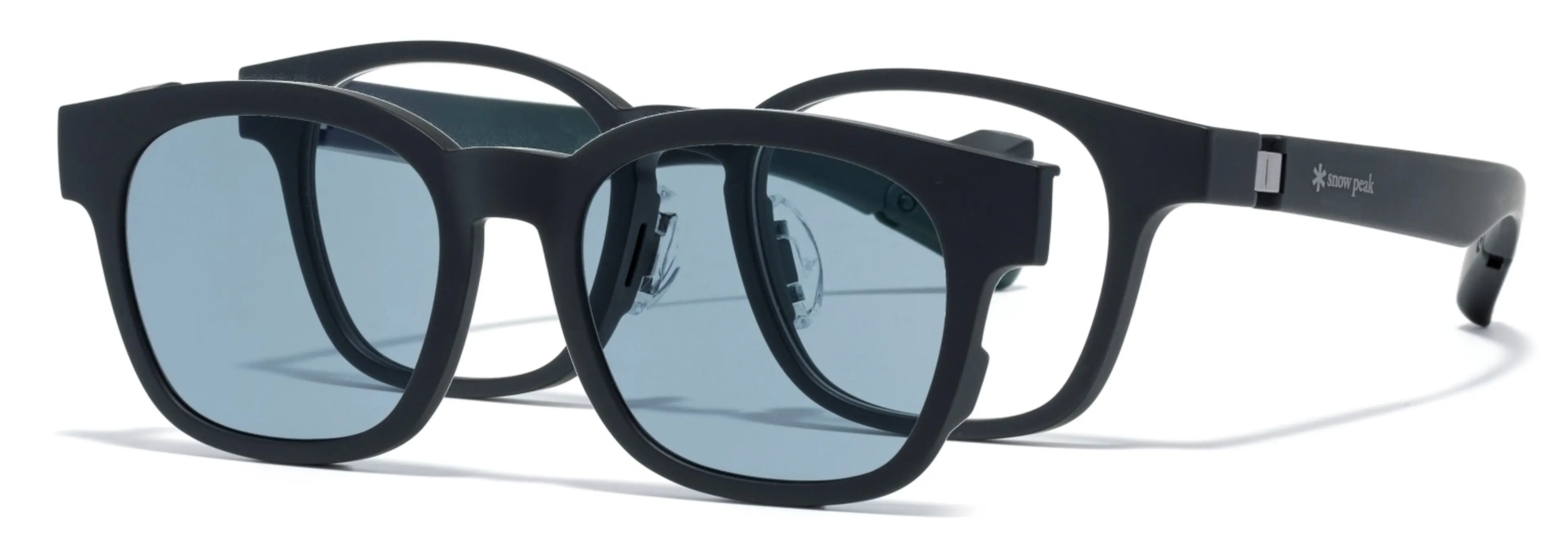 JINS × Snow Peak SUNGLASSES +360° 偏光レンズ JINS × Snow Peak SUNGLASSES ＋360°(Wellington) Clear 偏光