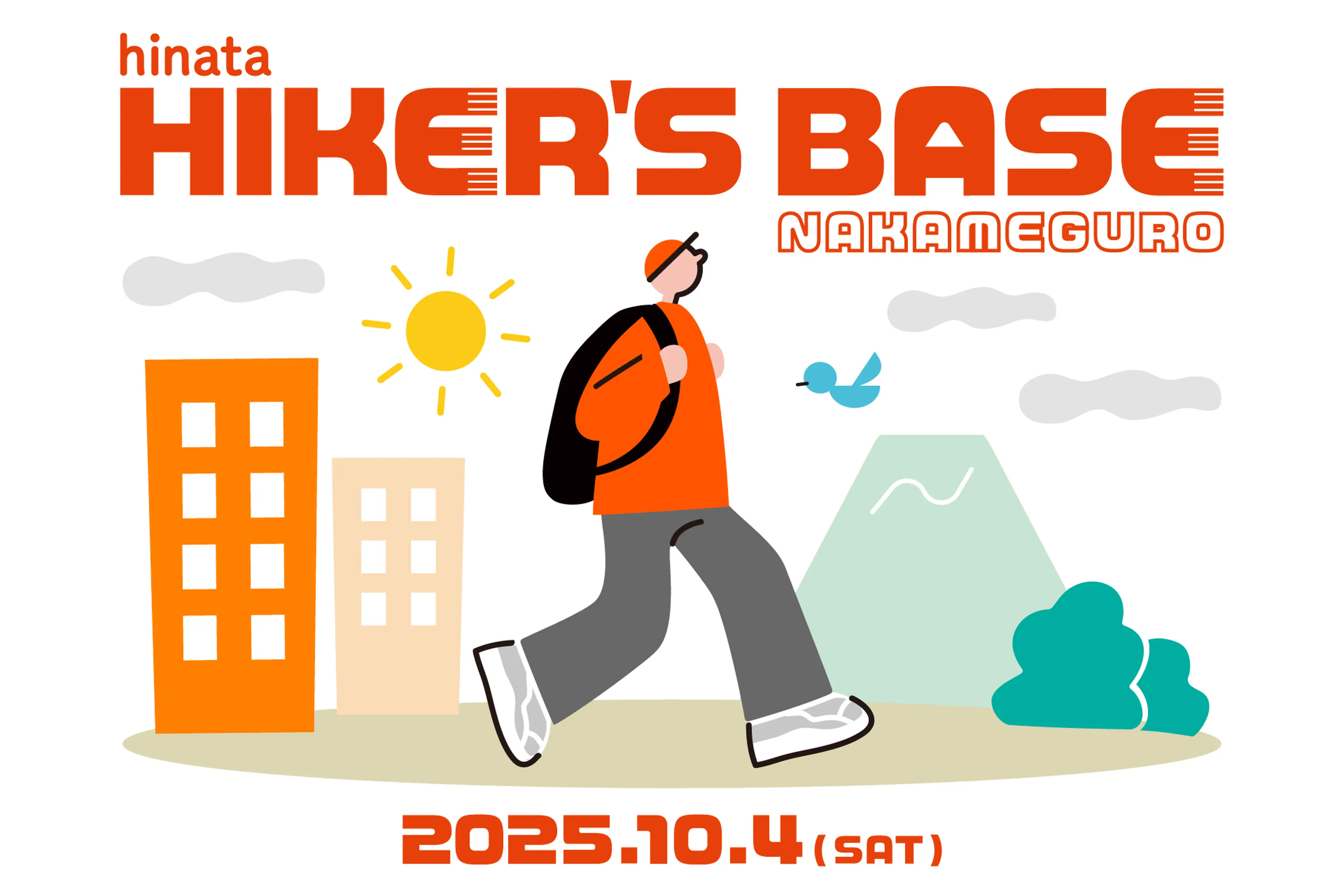 hinata HIKER'S BASE in NAKAMEGUROのキービジュアル