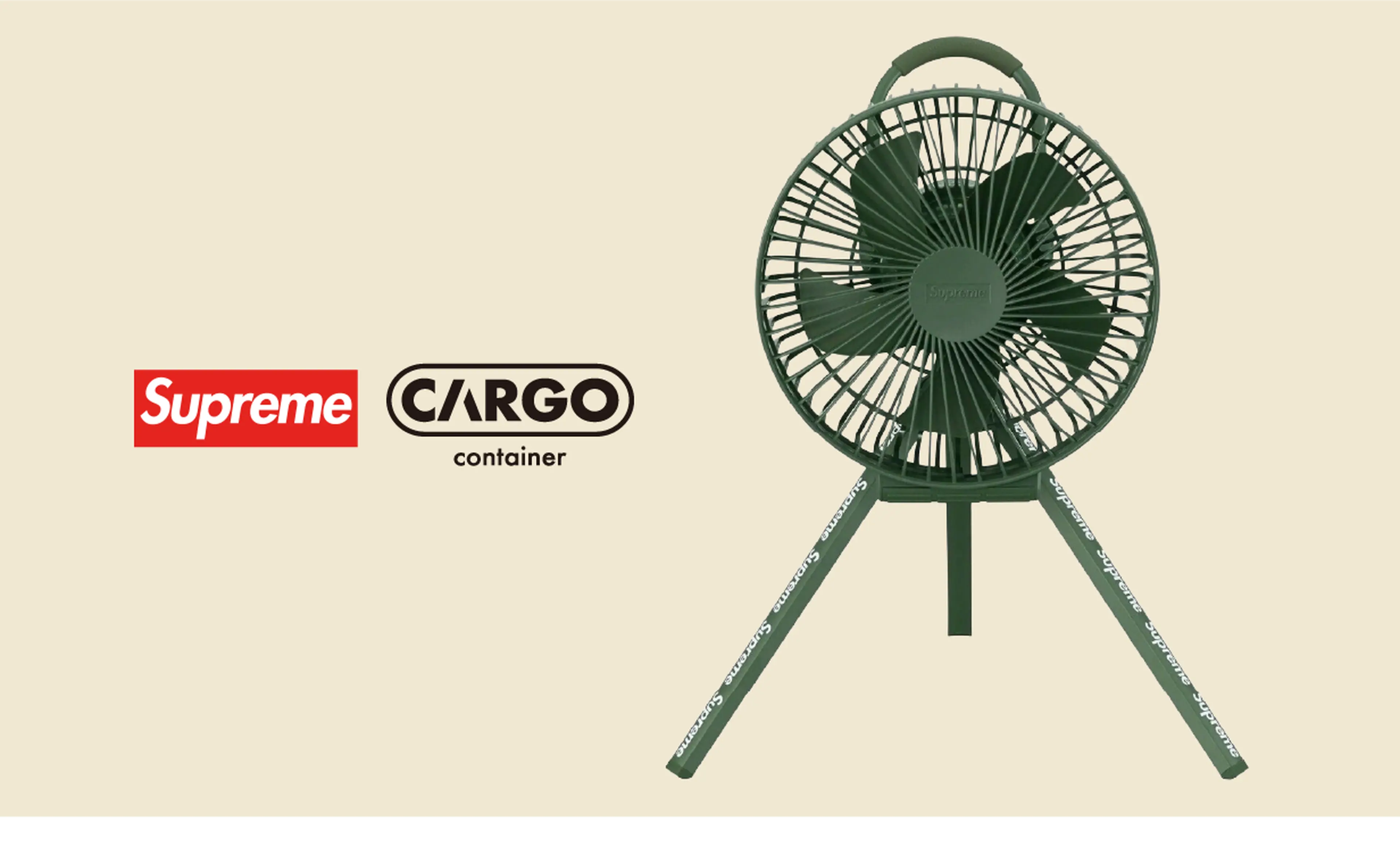 9/10-13】日本初「カーゴ・コンテナ」のテントが登場！限定SUPREME