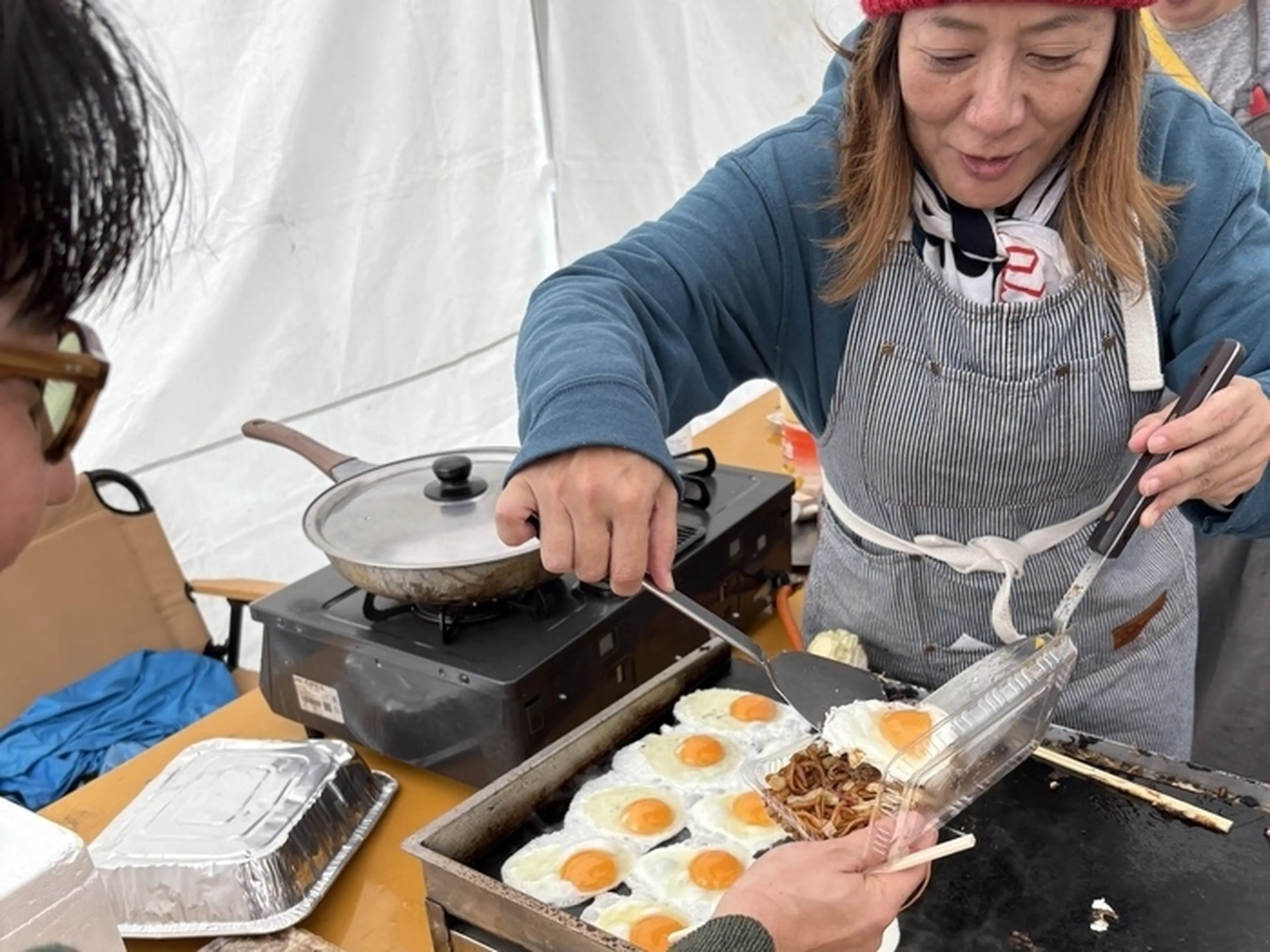 GO OUT スーパーハイキング　食事の提供