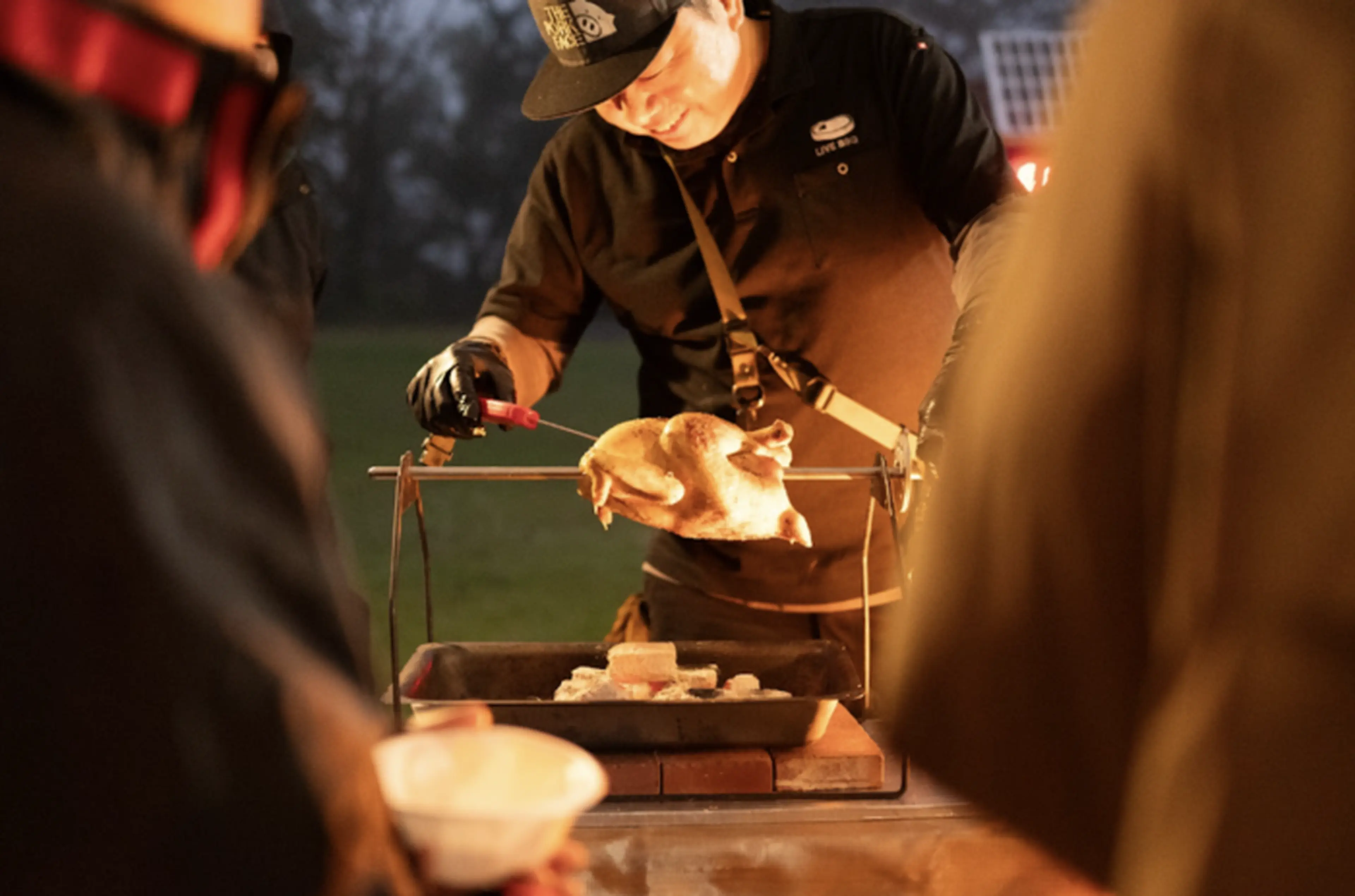 川俣シャモの丸焼き