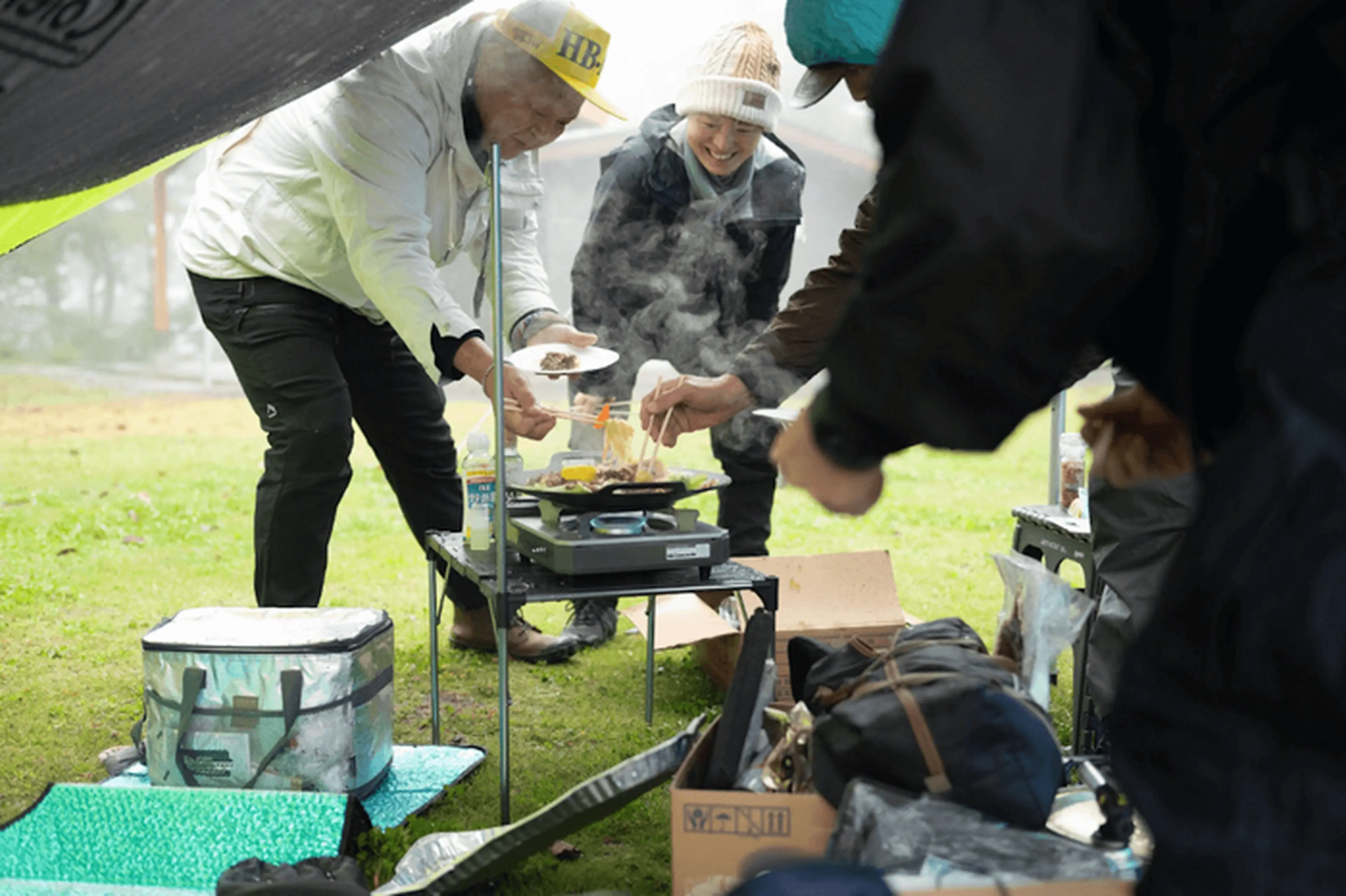 イベントでのキャンプ飯作り