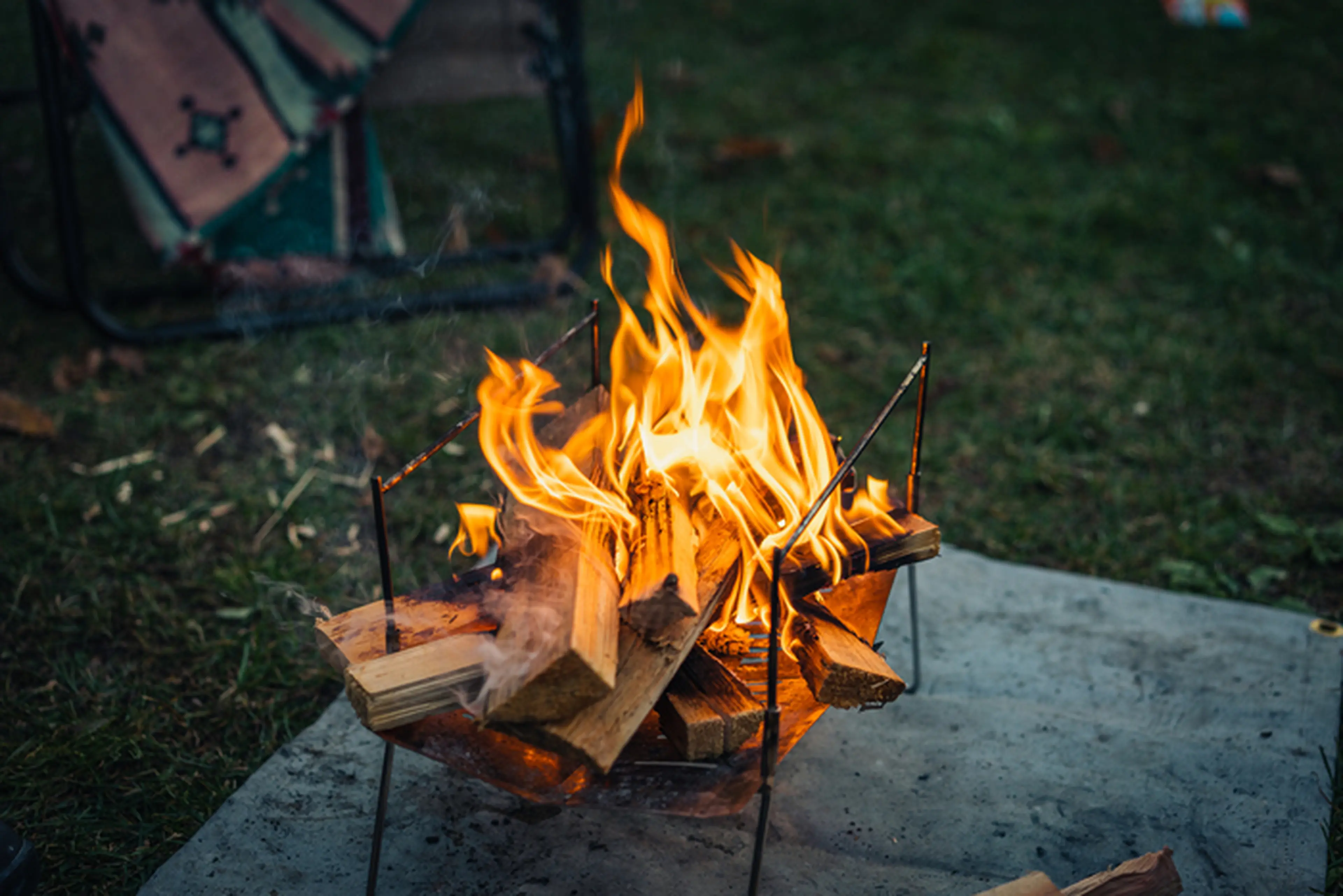 焚き火