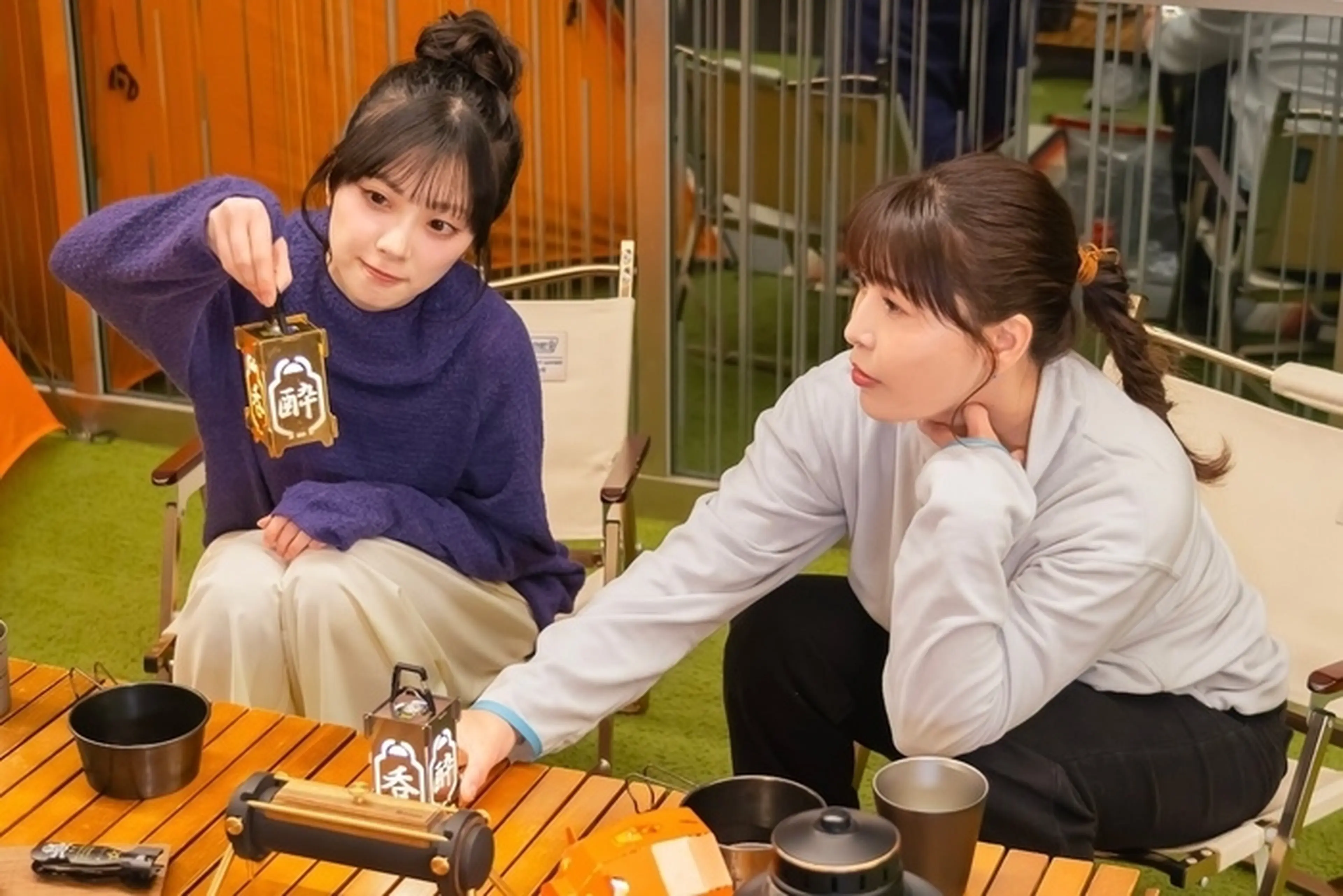 新田恵海さん＆結那さん