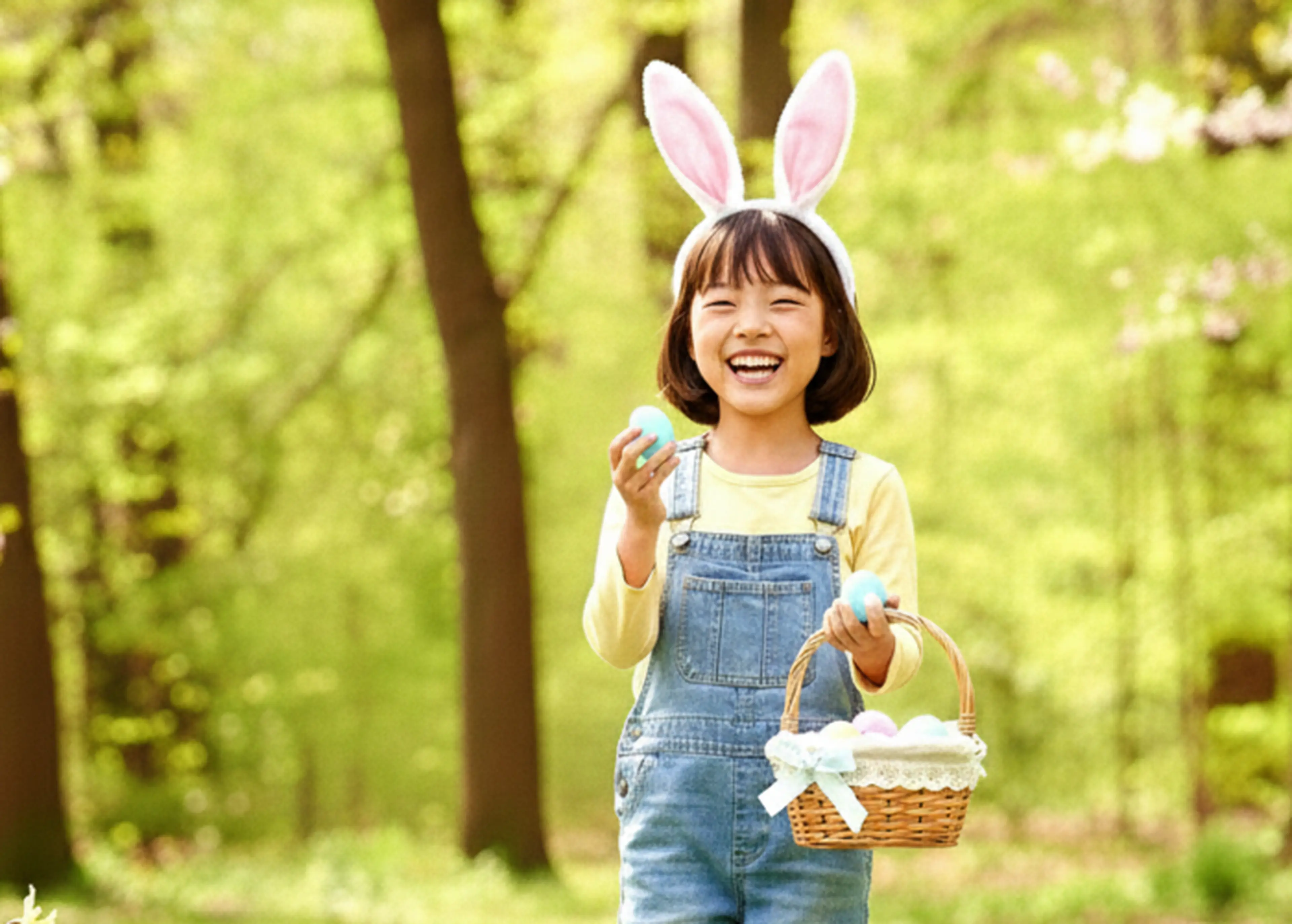 卵を持つ女の子