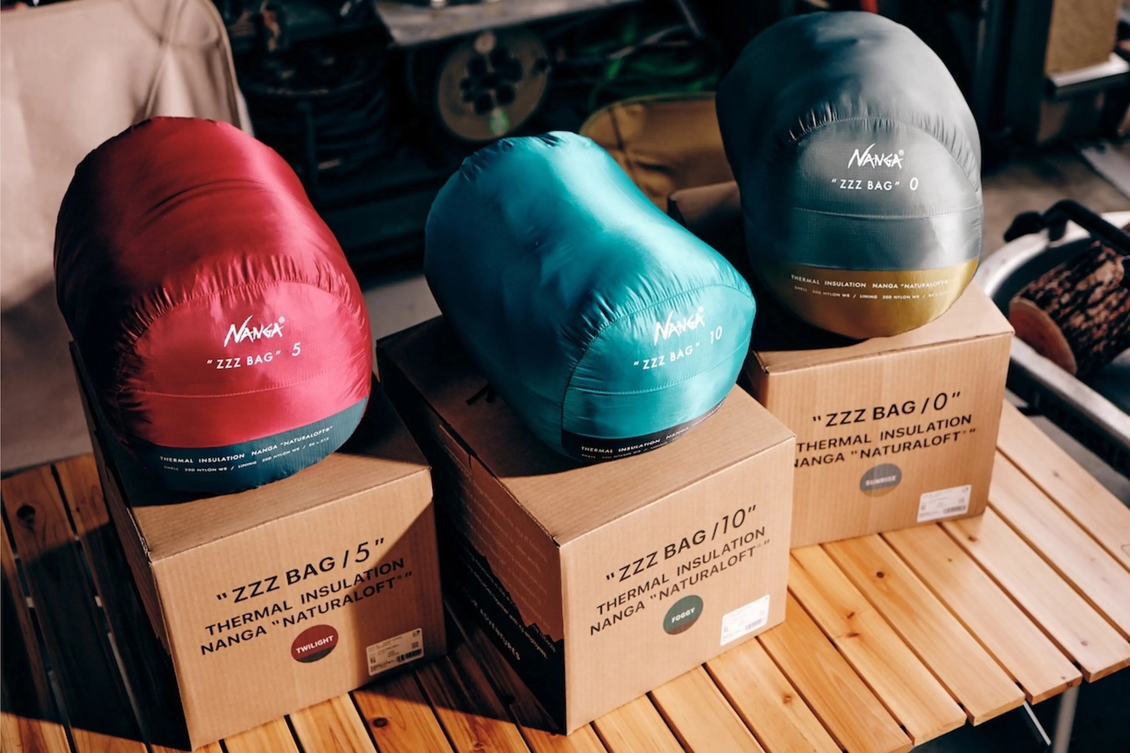 NANGAが“化繊”で勝負！独自中綿採用の寝袋「ZZZ BAG」が新登場です