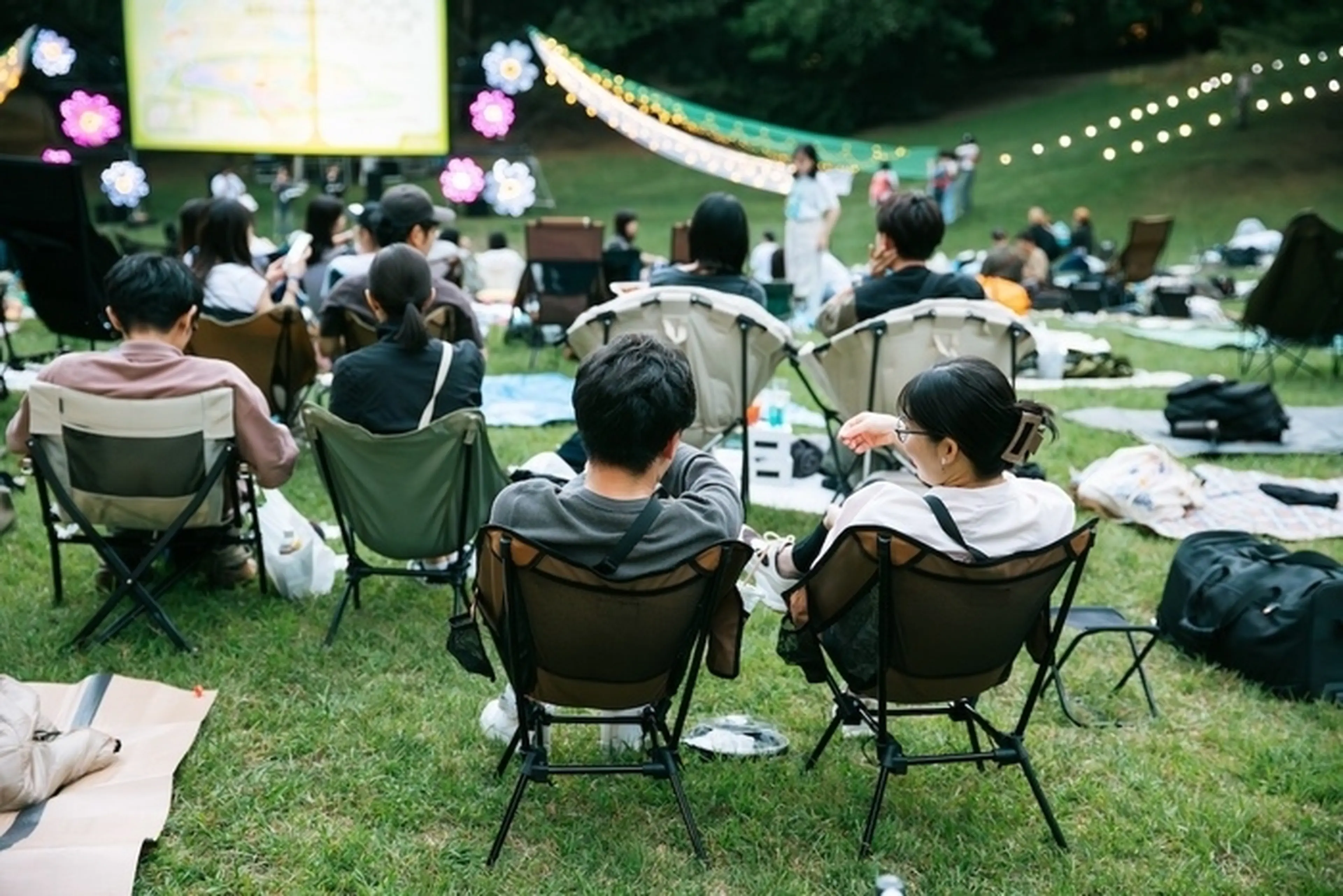 アウトドアチェアを現地レンタルしてリラックス