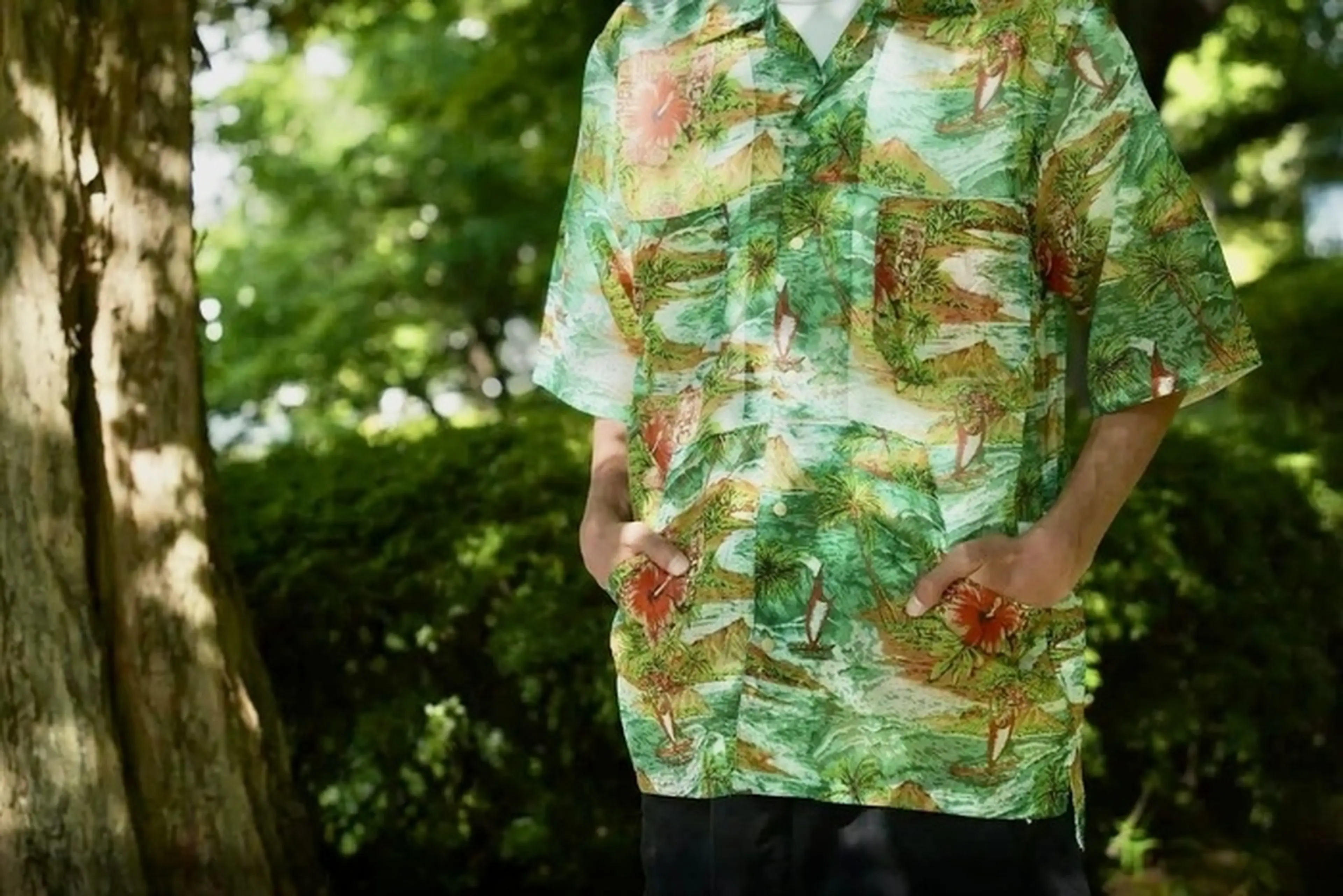 迷迭香（マンネンロウ）MESH S/S SHIRT