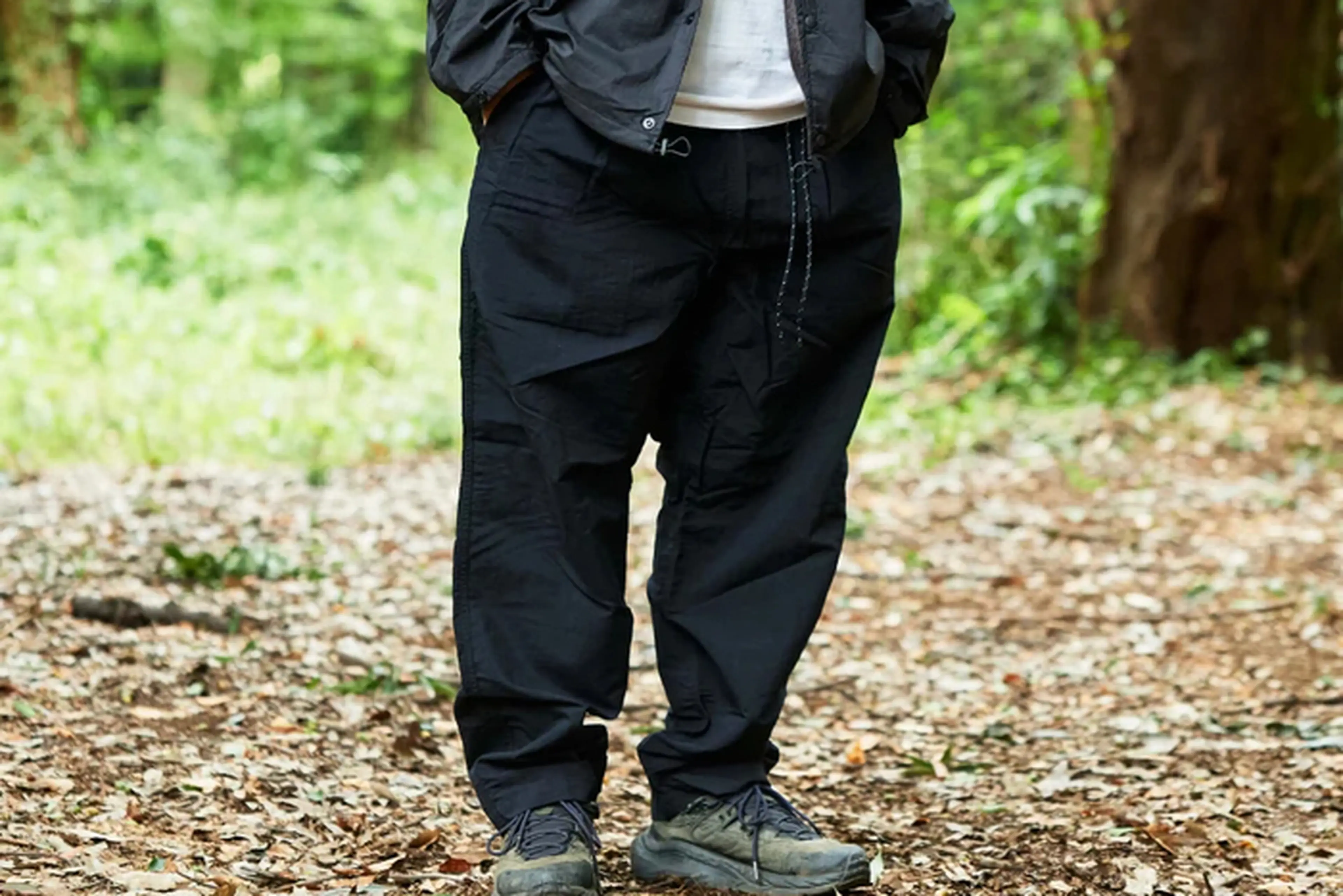 迷迭香（マンネンロウ）MW NYLON HARVEST TROUSER（MWナイロンハーベストトラウザー）