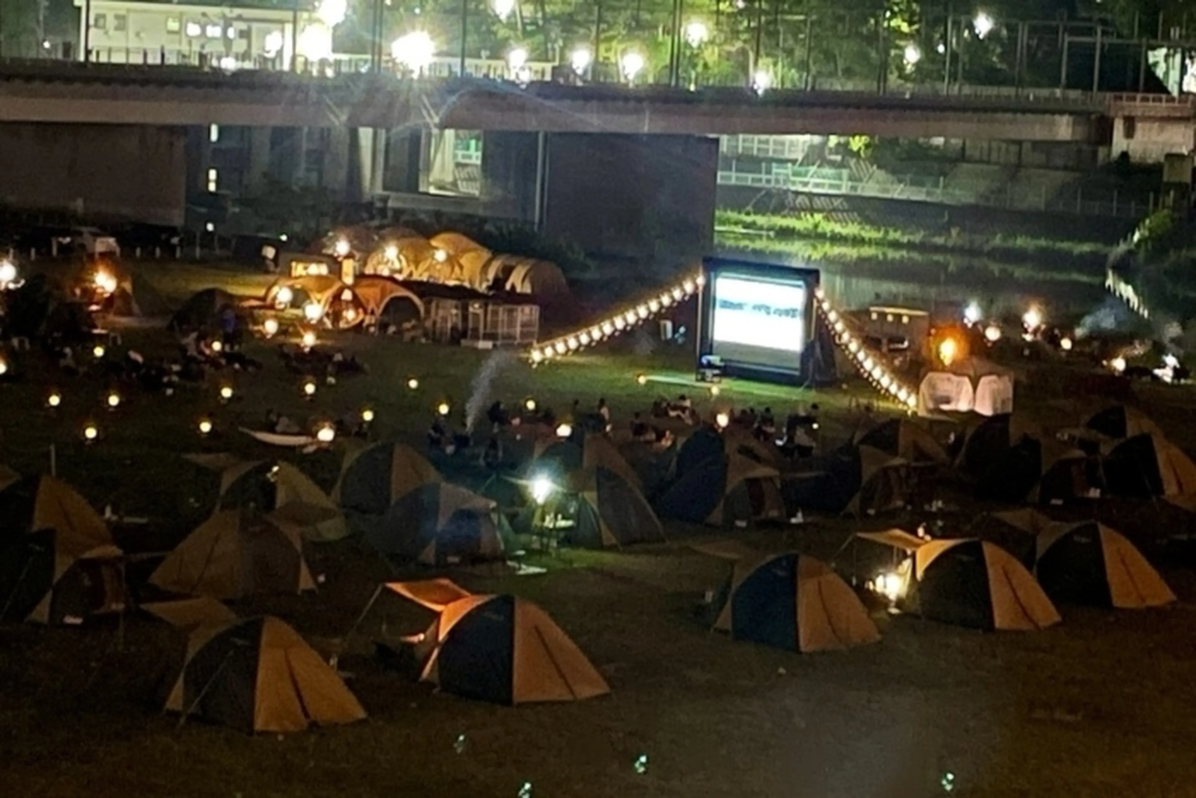 野外映画館