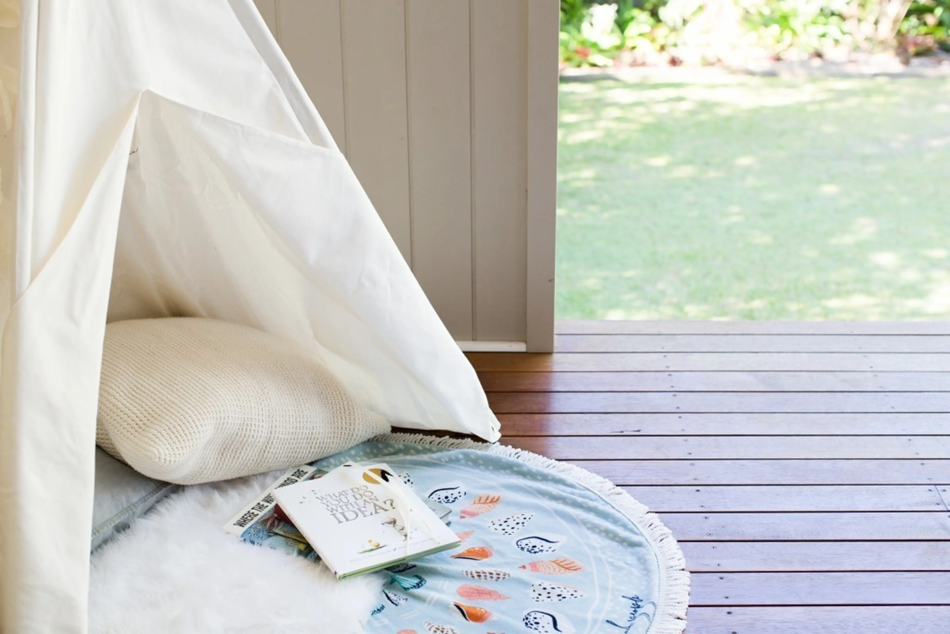 一枚あると便利＆オシャレ！ラウンドタオルが今注目！ | キャンプ