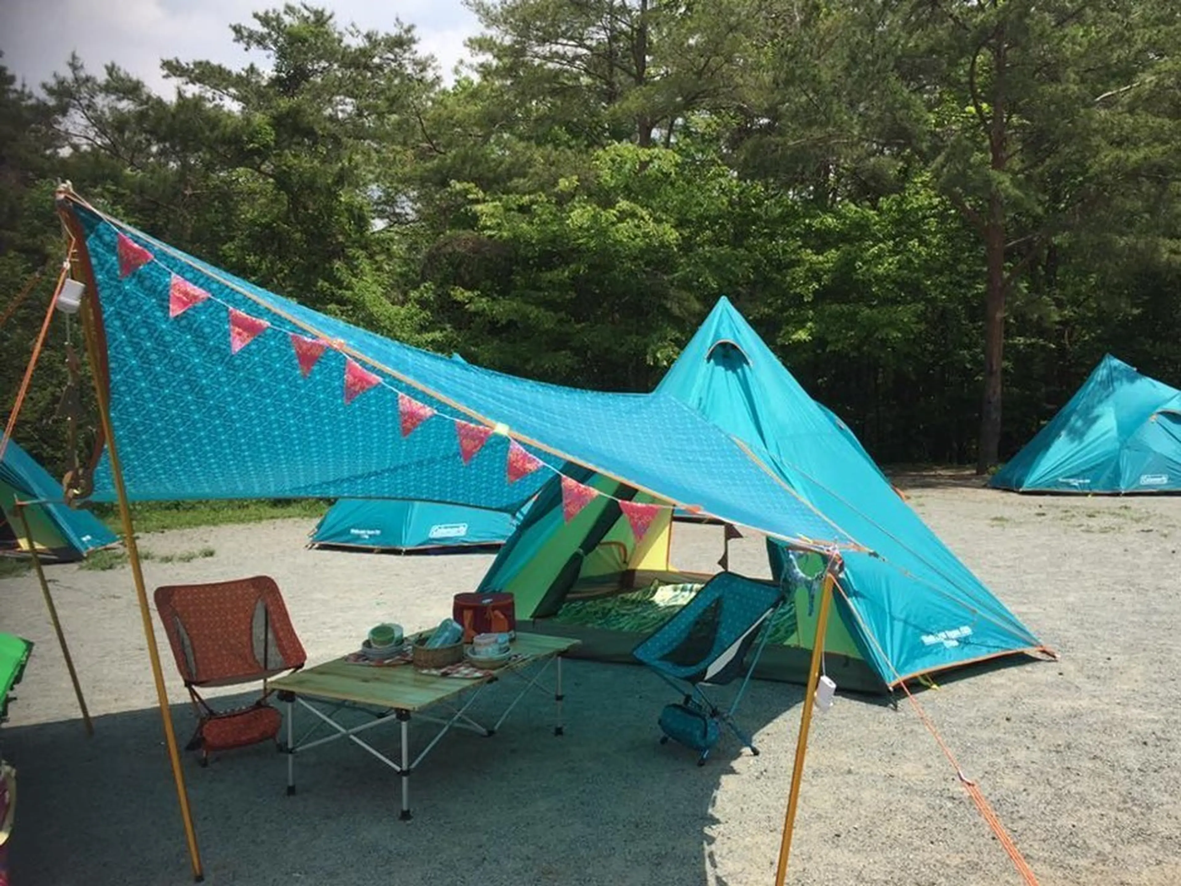 圧倒的な設営のしやすさが優秀なおしゃれテント♡ティピー型テントの