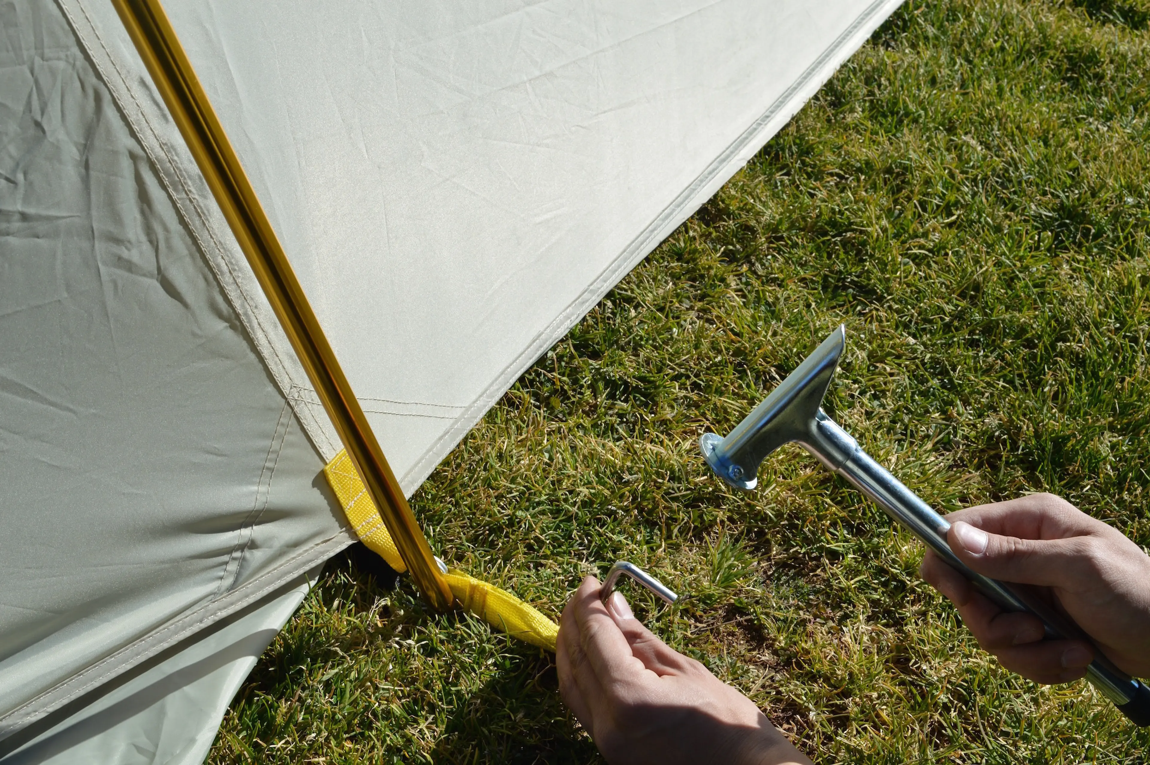 2017春新登場「ロゴス グランベーシック」を先取り！実際にテントを