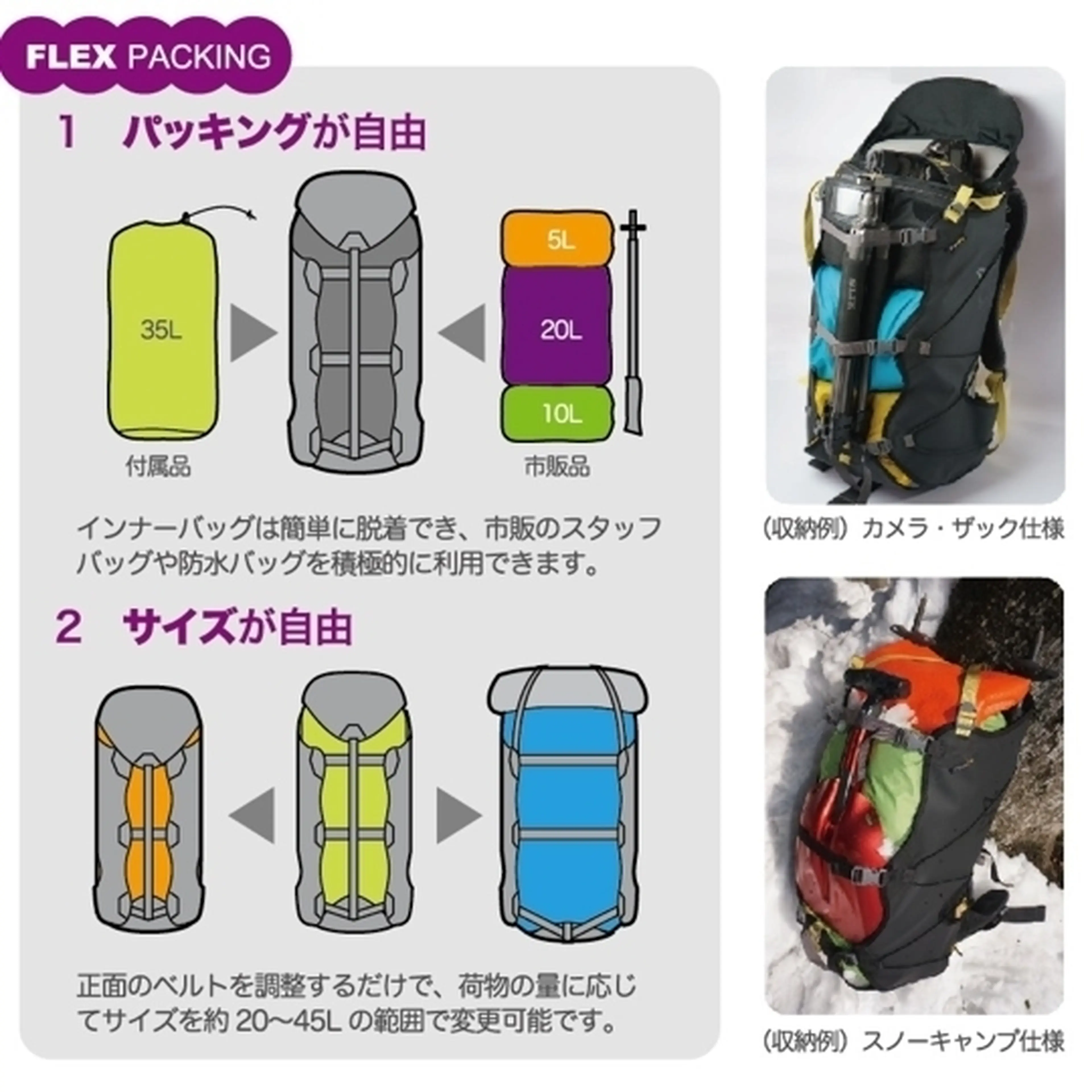 荷物をアジャスト！背負いやすくて収納しやすいパーゴワークスのアイテム！ | キャンプ・アウトドア情報メディアhinata