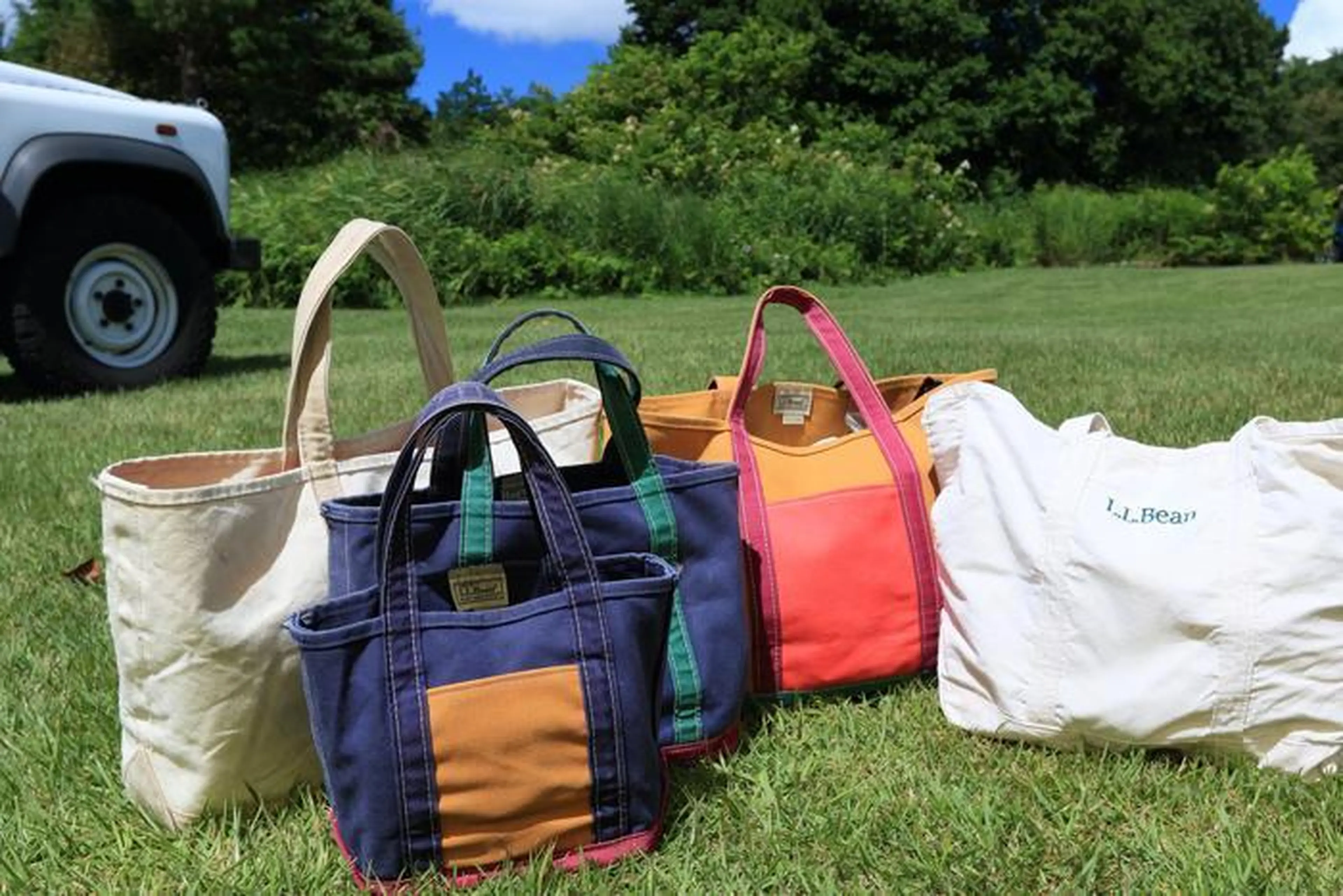 我が家の愛用ギア】キャンプ道具の持ち運びは、L.L.Beanのトートバッグ
