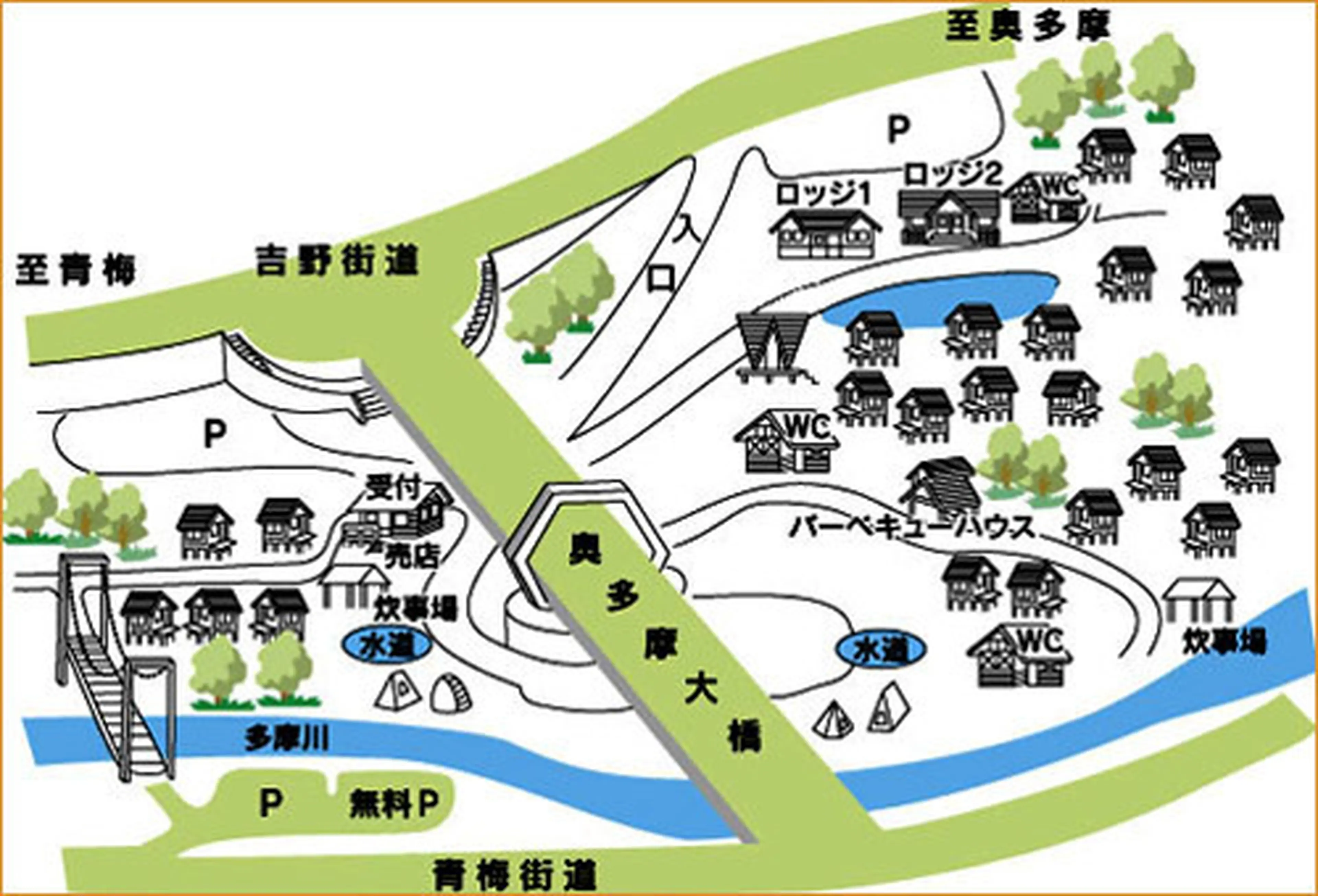 川井 キャンプ 場